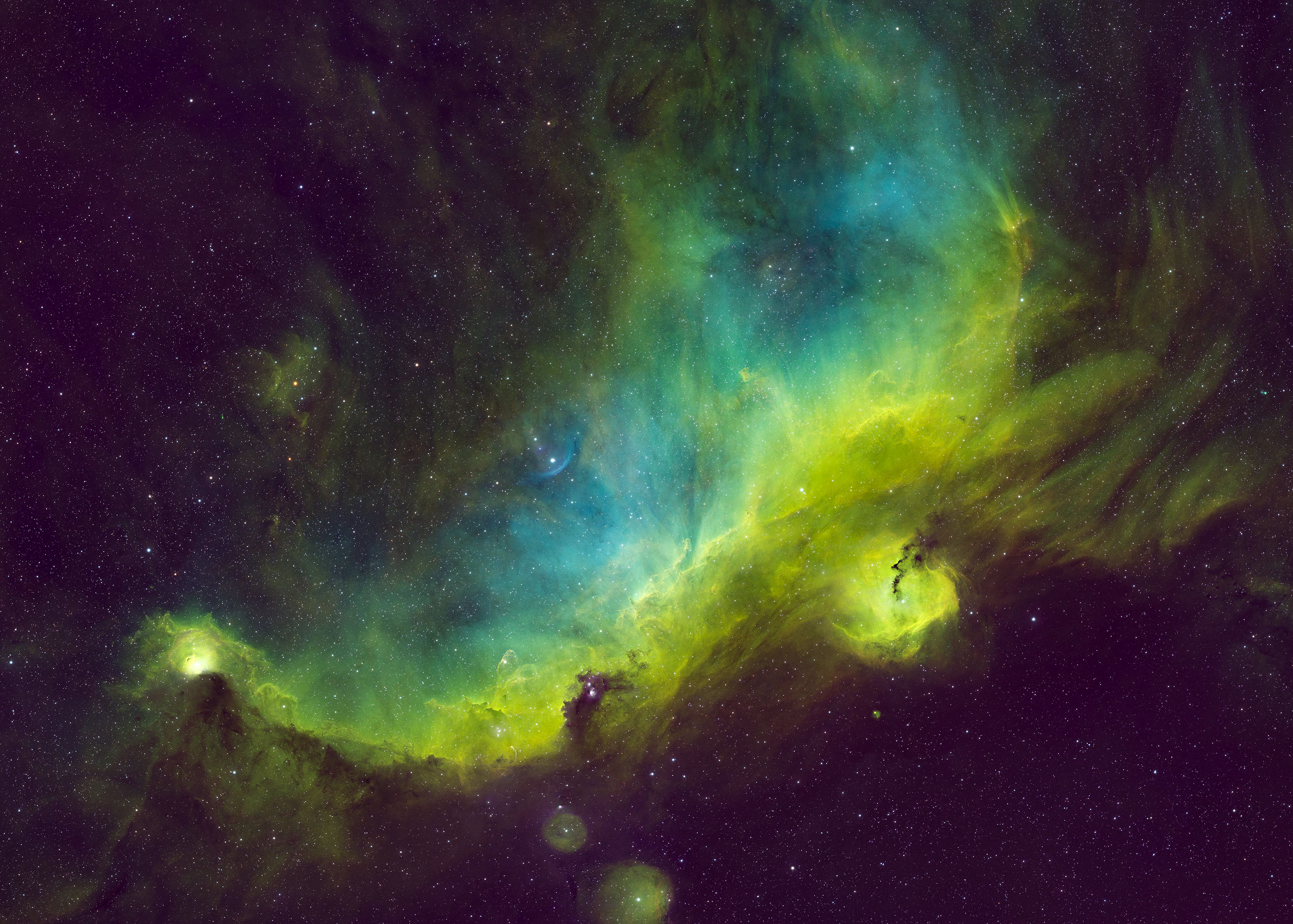 Neon Cosmos Print