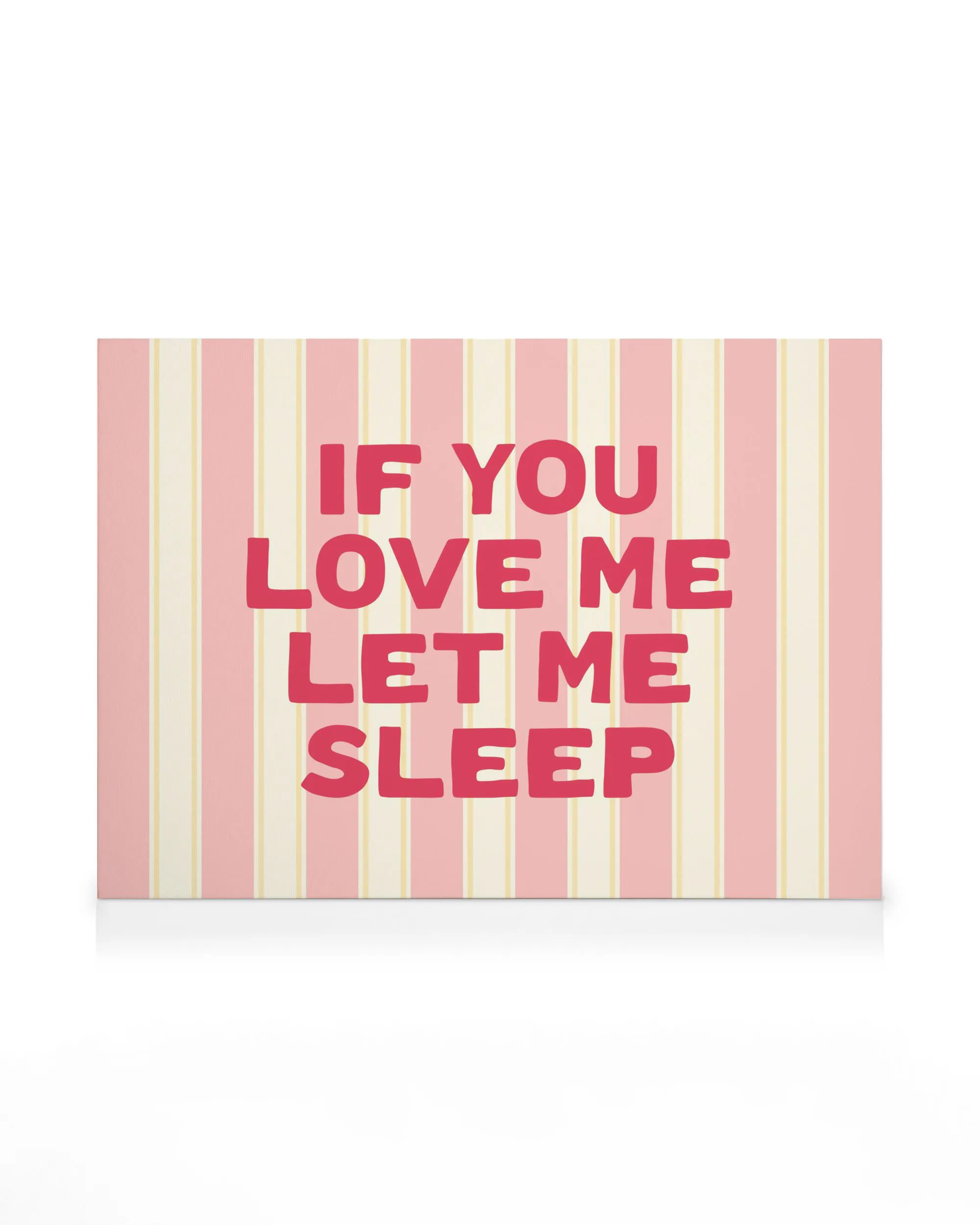 Let Me Sleep Canvas print 0