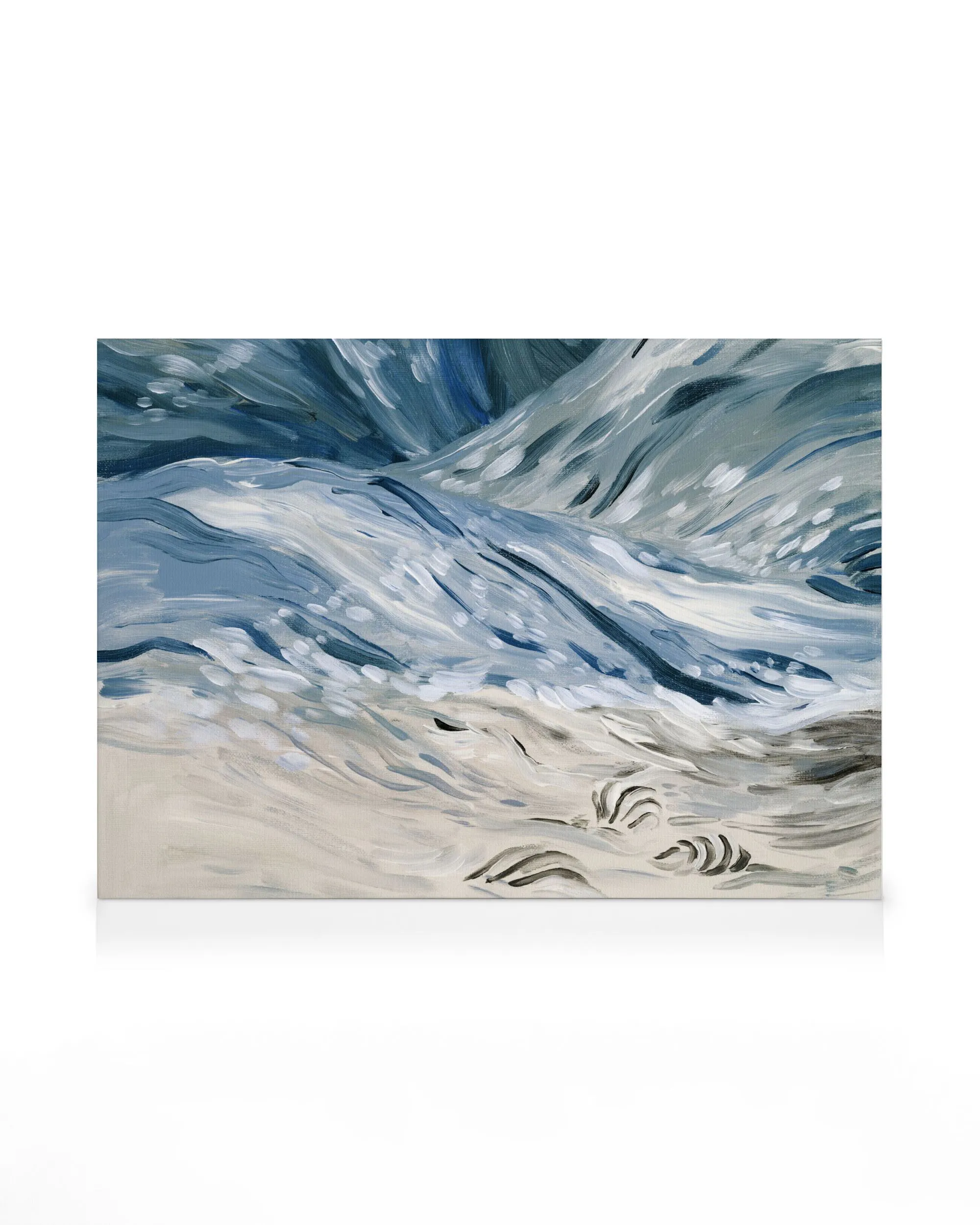 Wavy Beach Canvas print 0