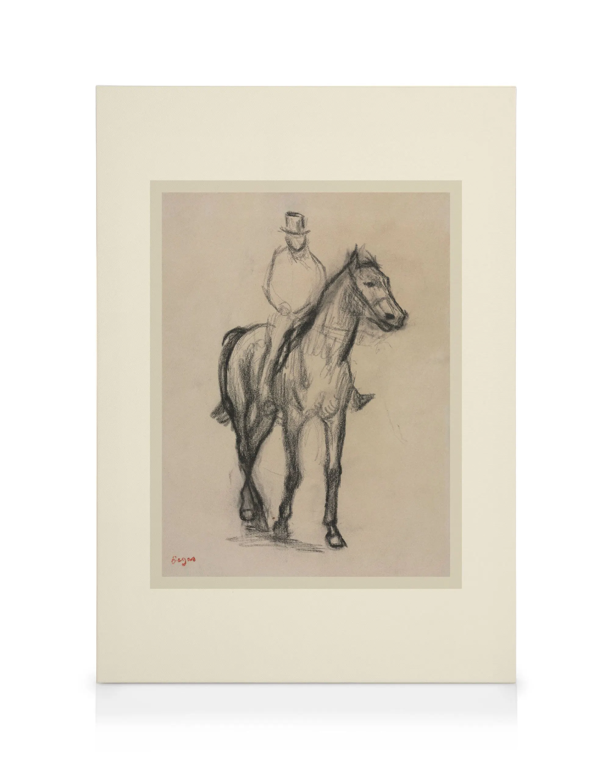 Edgar Degas - Horse and Rider Canvas print 0