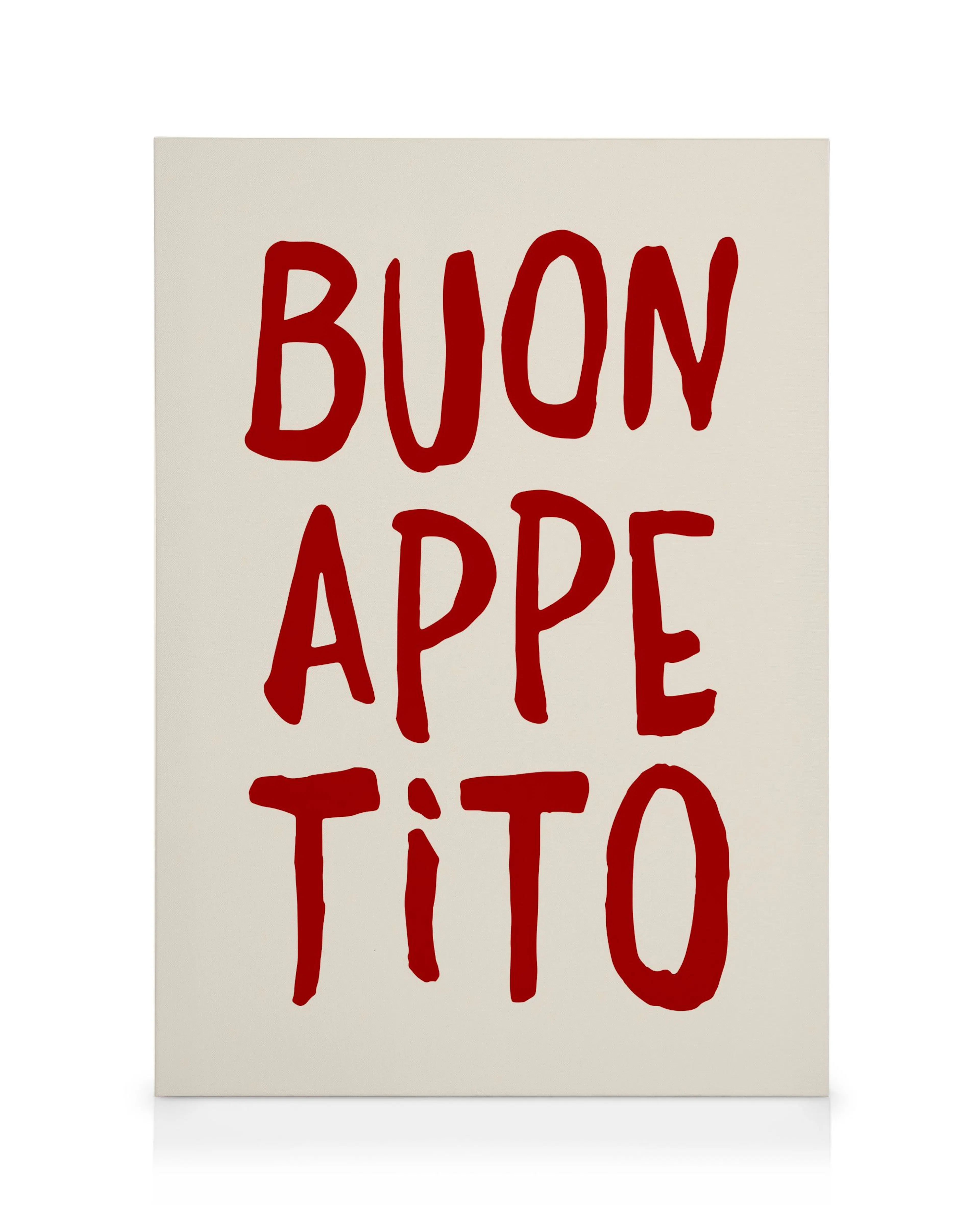 Buon Appetito Canvas print 0