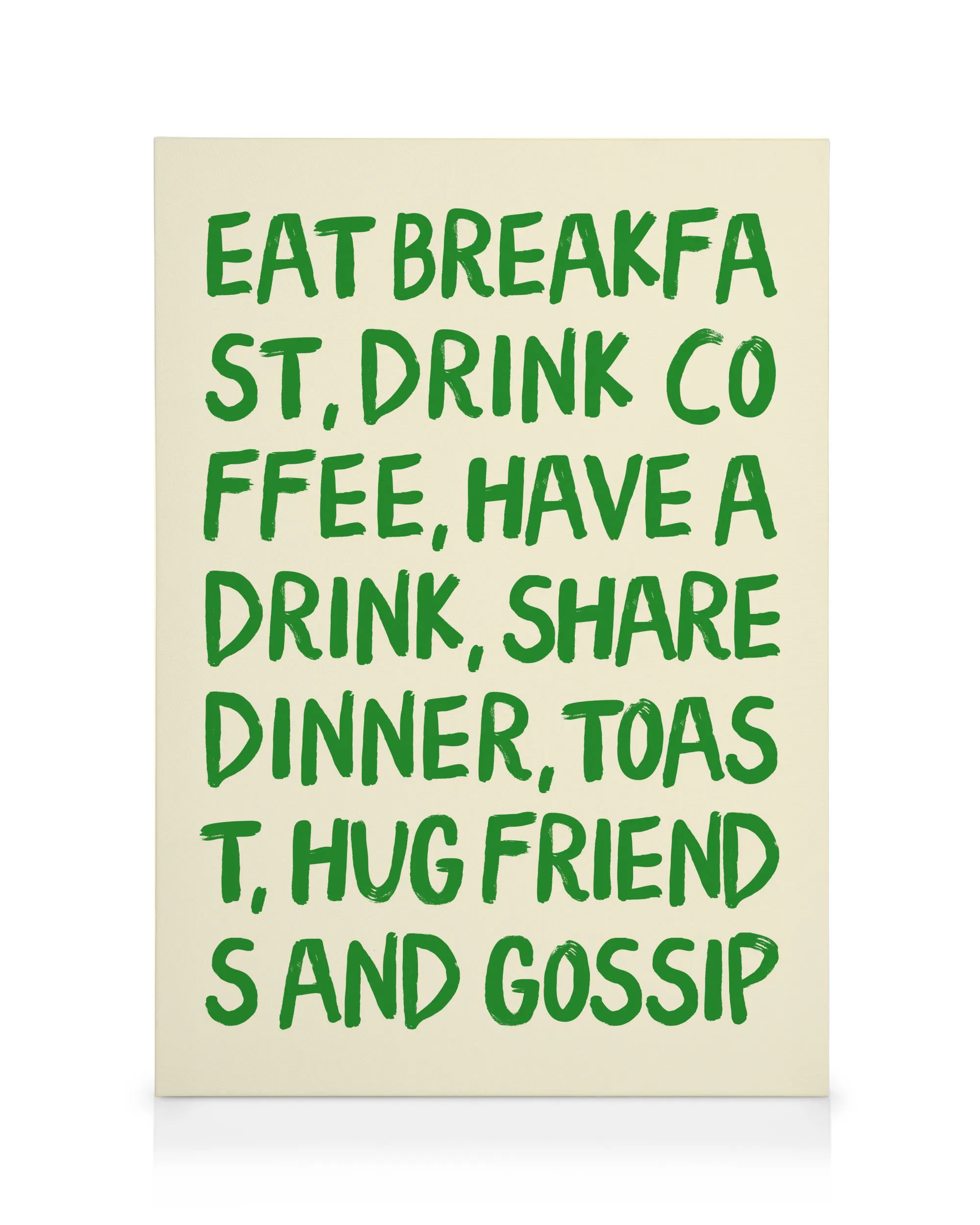 Kitchen Habits Canvas print 0