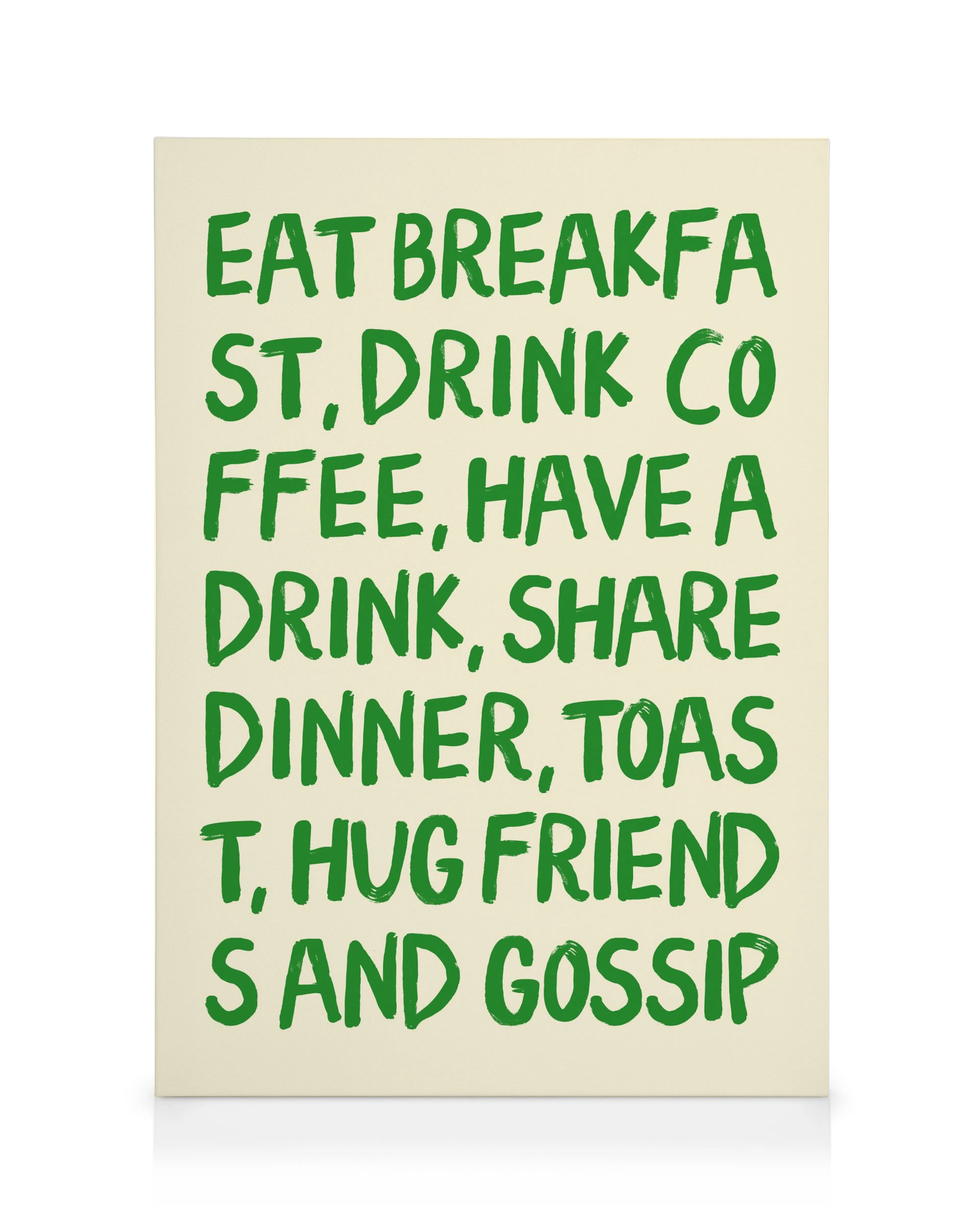 Kitchen Habits Canvas print 0