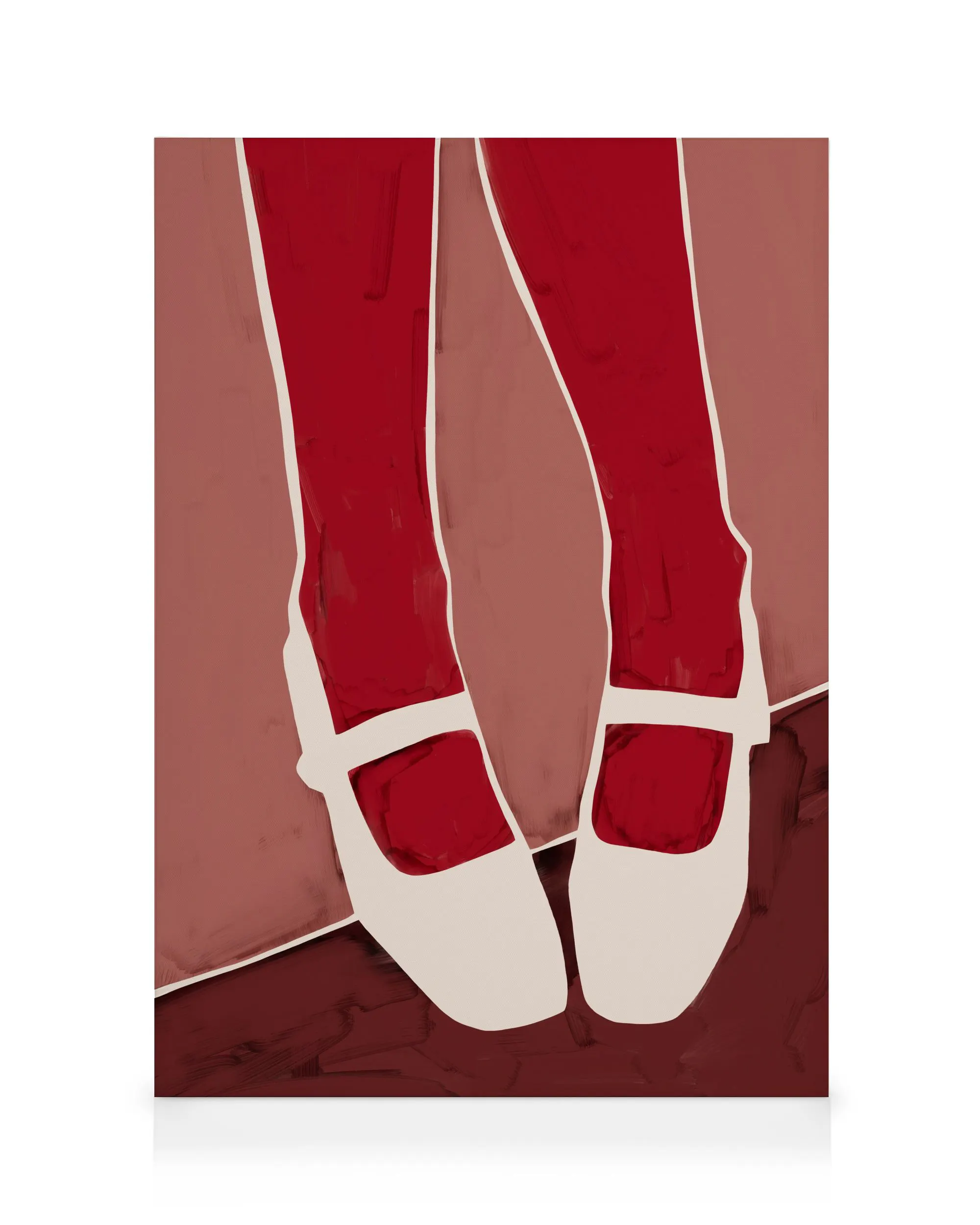 Kit Agar - Red Stockings Canvas print 0