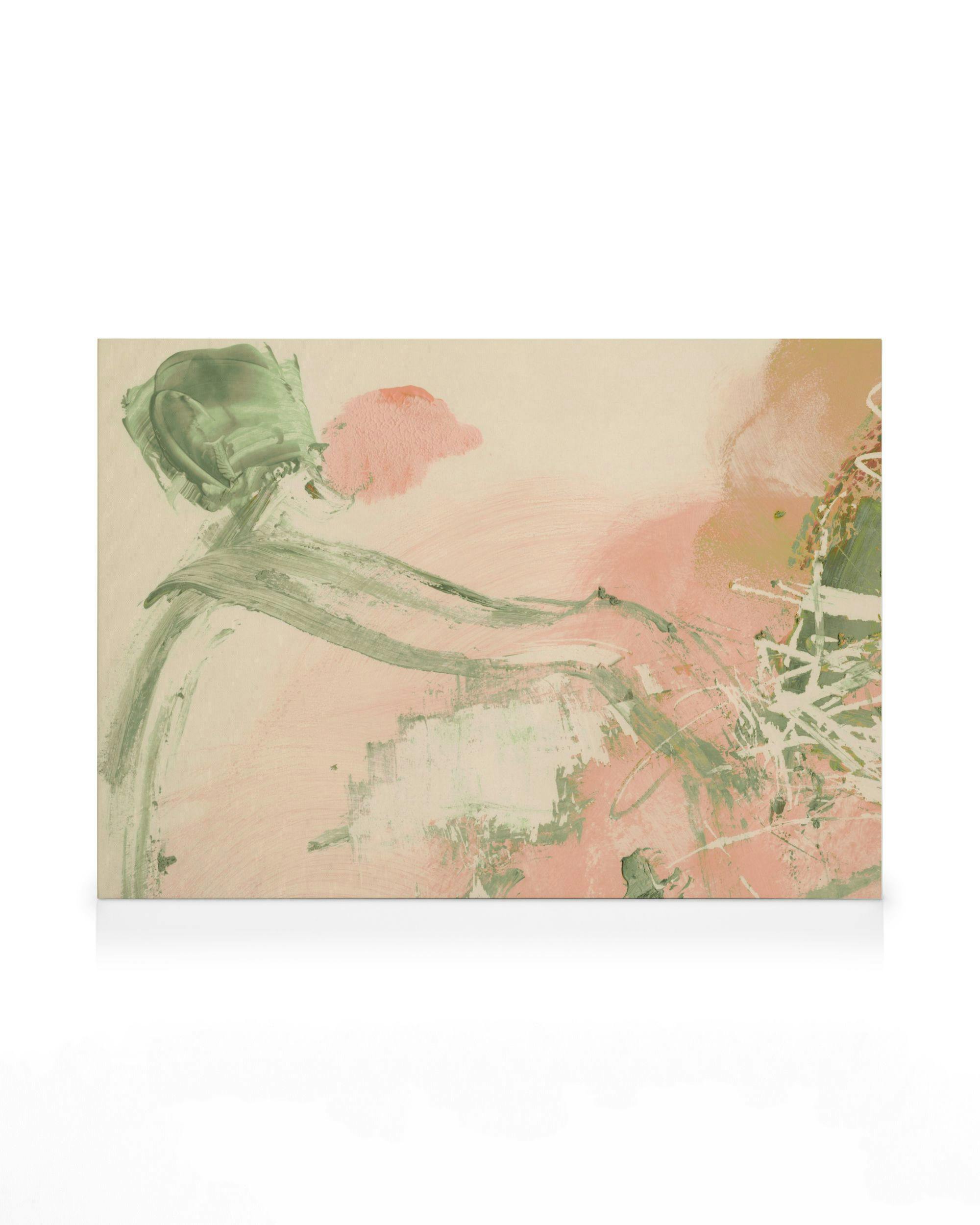 Blush Expression No1 Obraz na plátne (70x100 cm - Čierny rám)