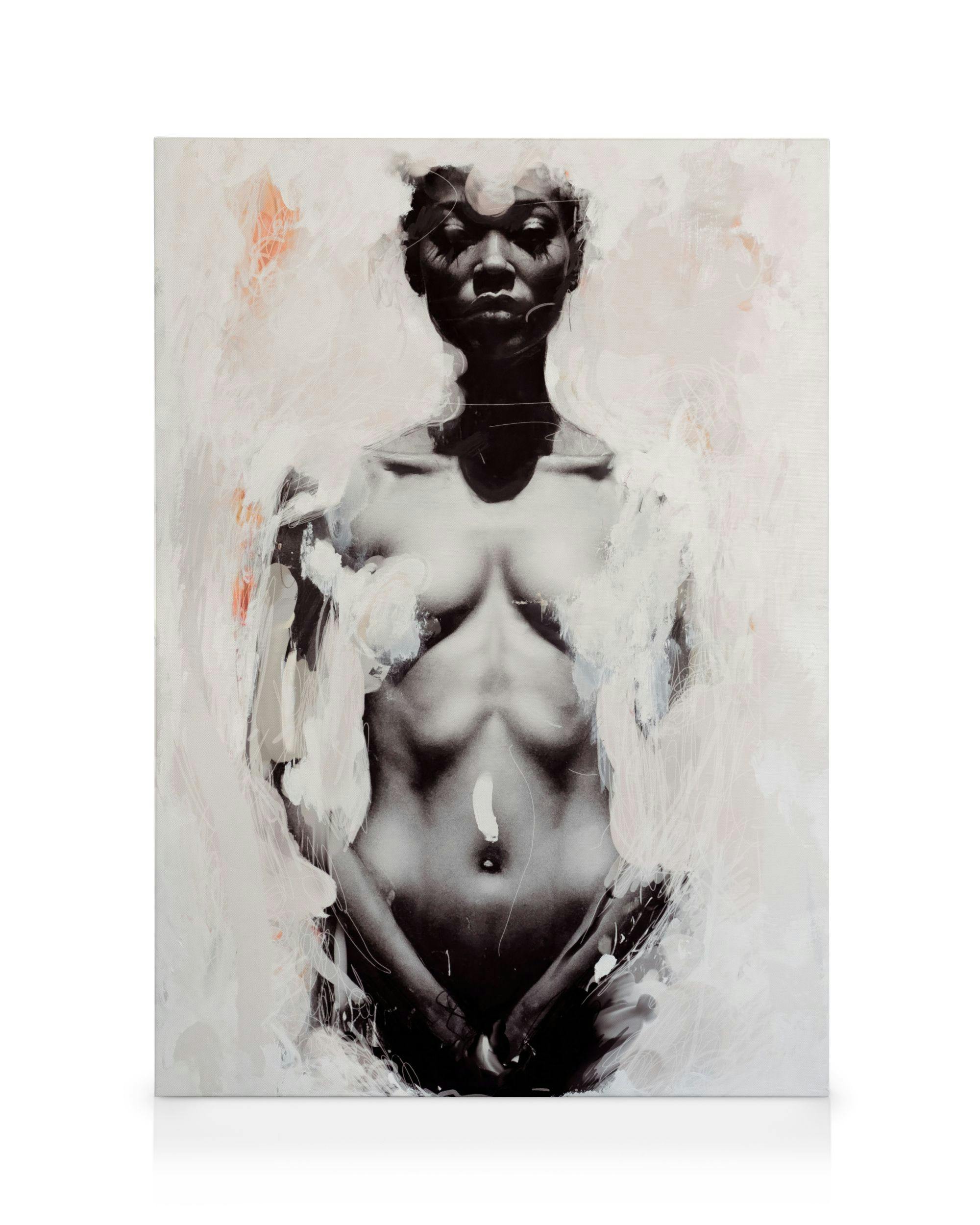 Canvas Prints Cleo Pètra - Gaia Canvas print (100x140 cm - Black Frame)