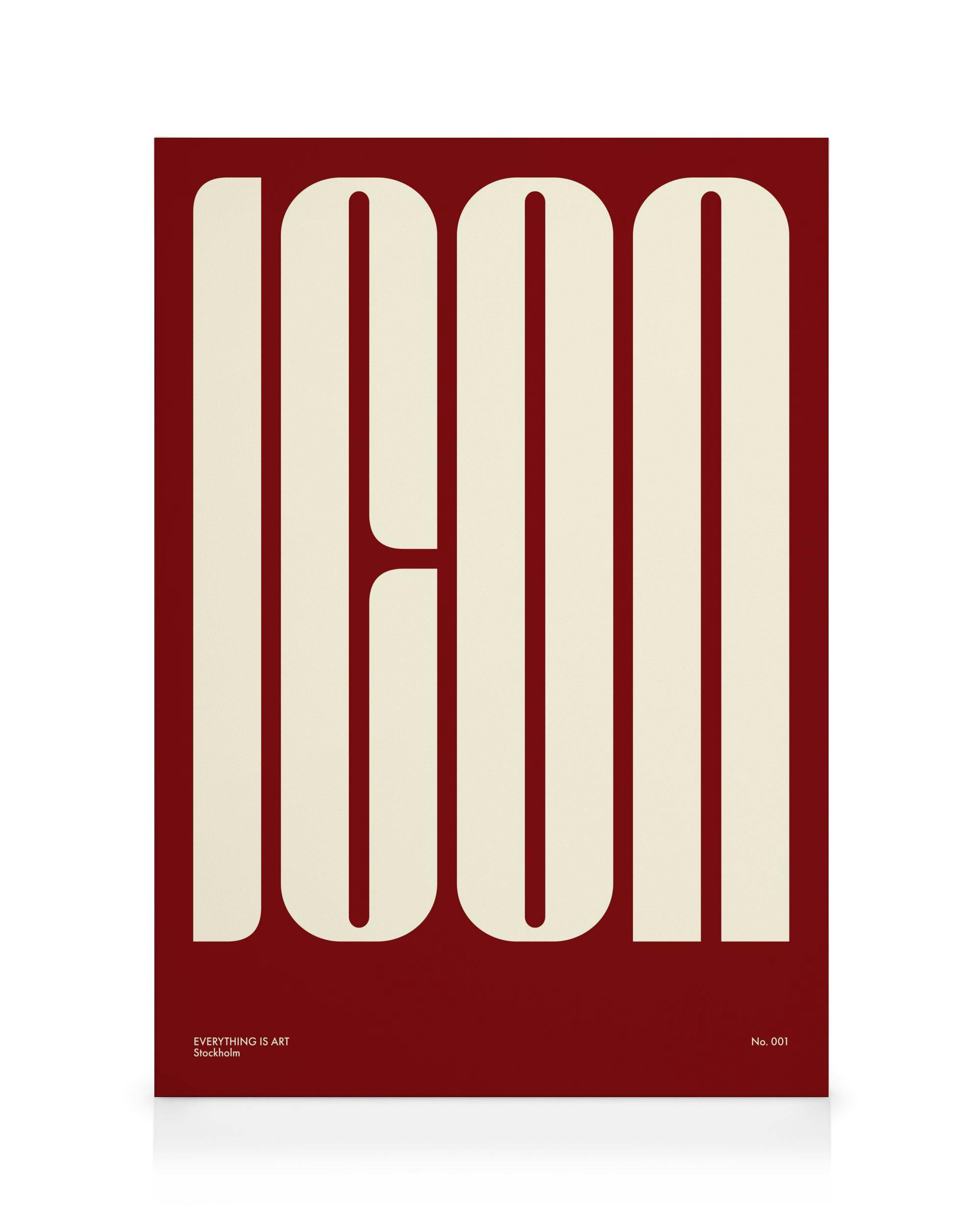 Canvastavlor Icon Canvastavla (100x140 cm - Mörk ekram)