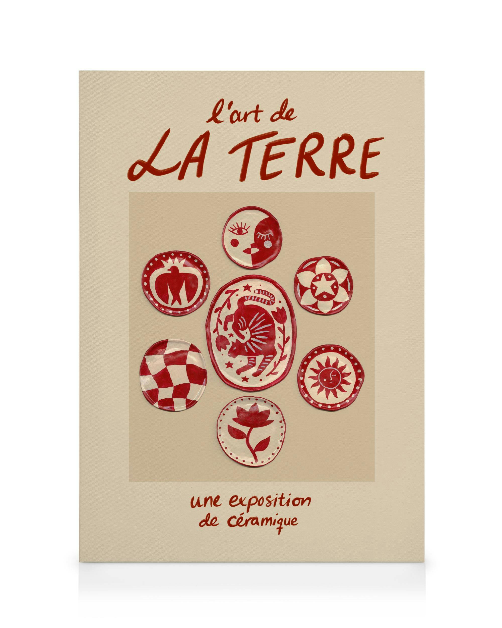 Canvas Prints L’art de la Terre Canvas print (30x40 cm)