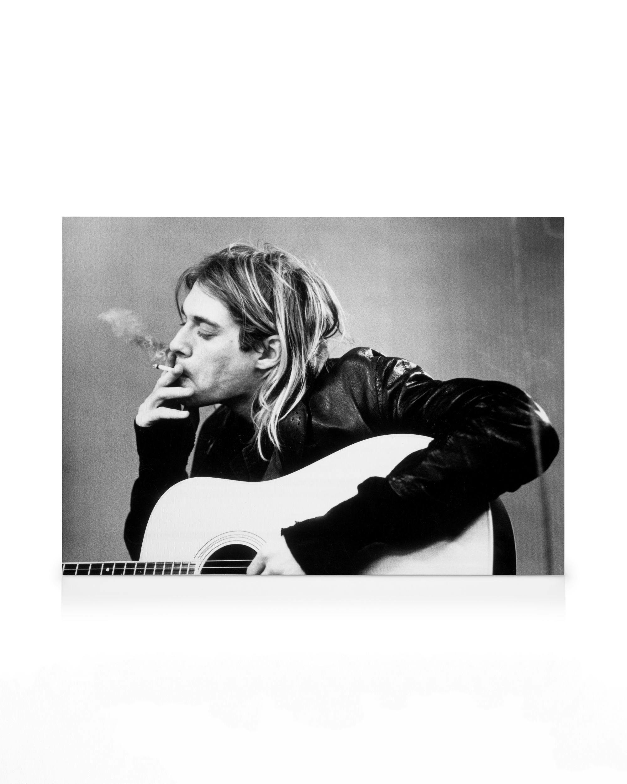 Obrazy na płótnie Kurt Cobain Obraz na płótnie (70x100 cm - Czarna ramka)