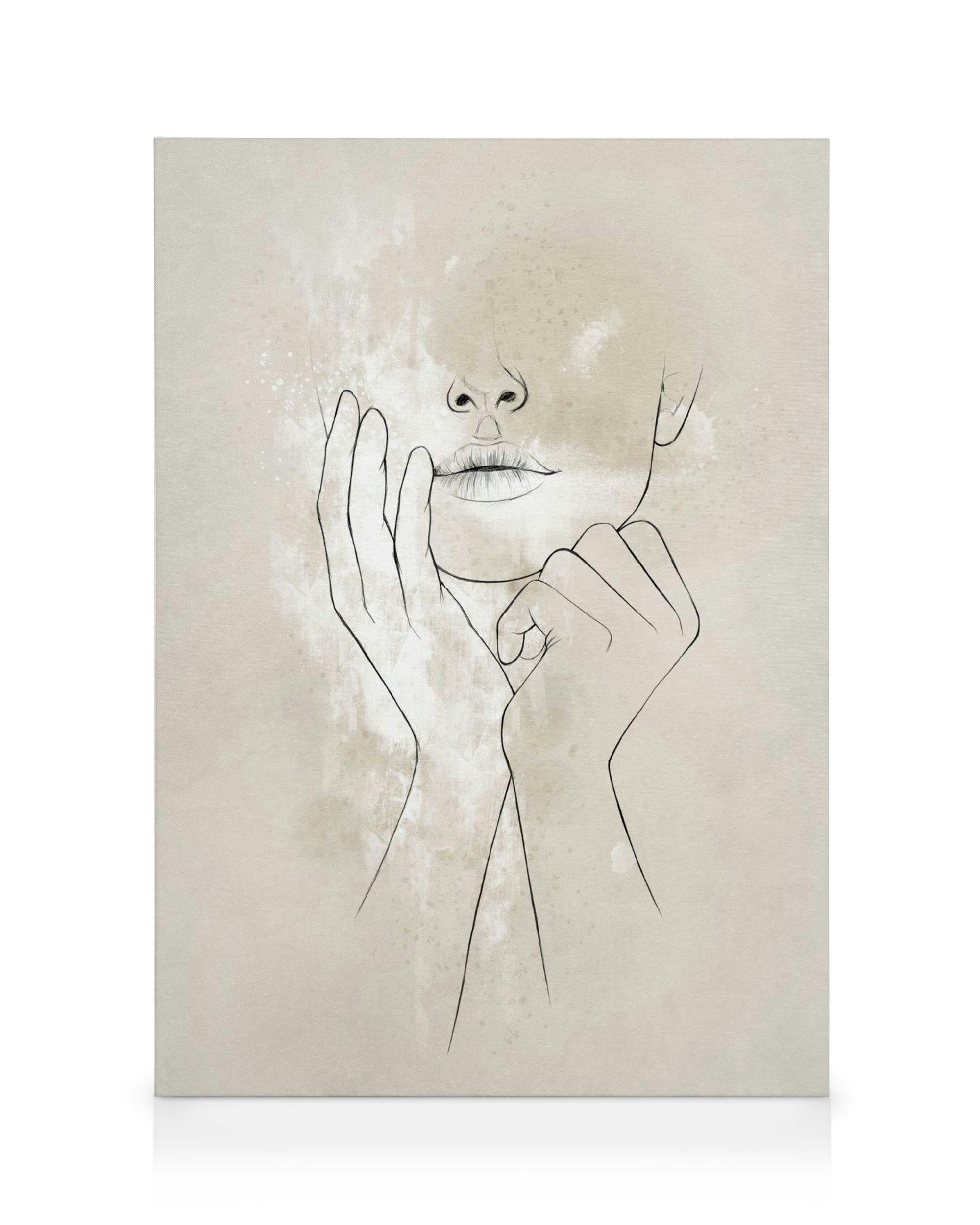 Canvas Prints Female Shape No2 Canvas print (50x70 cm)