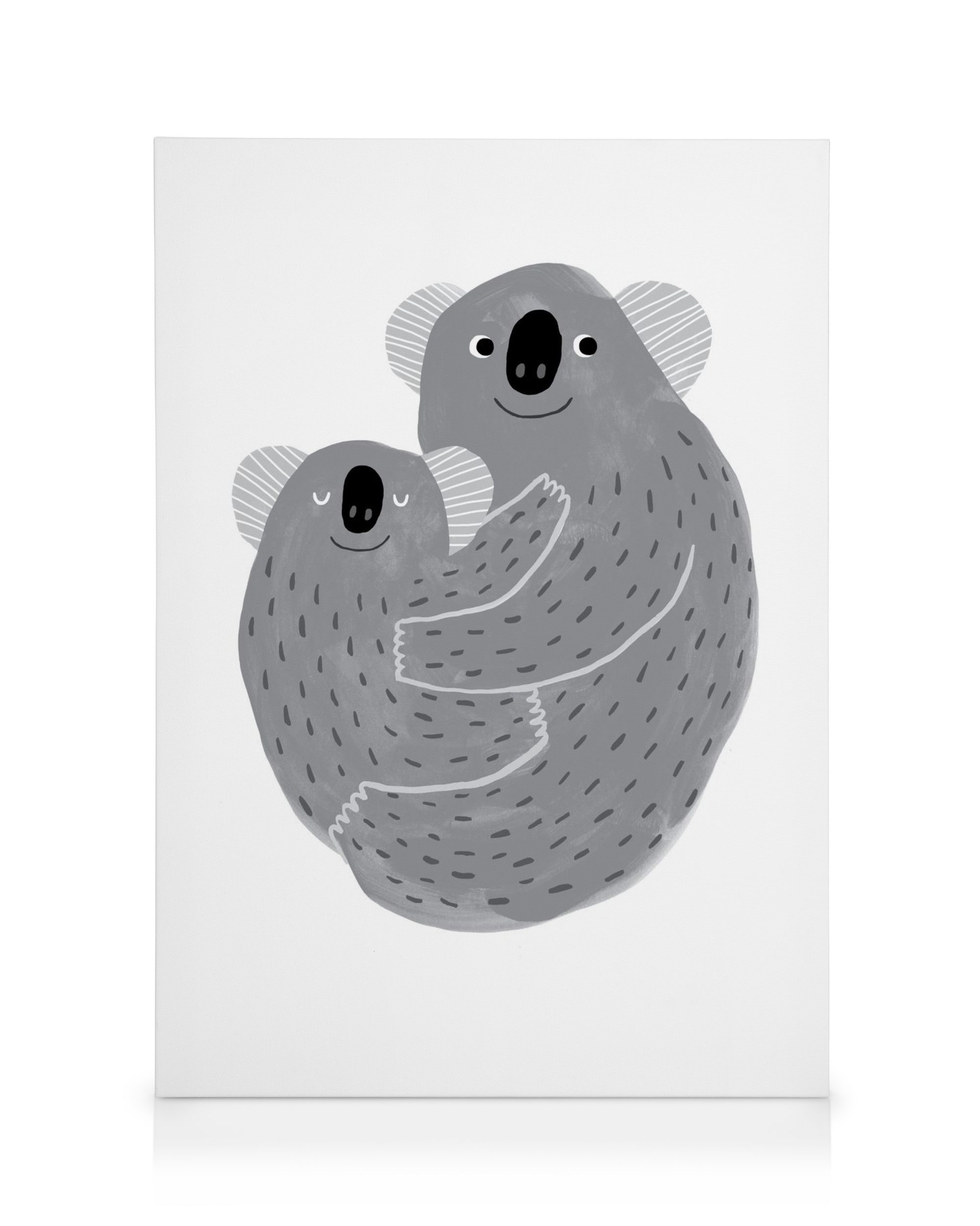 Koala Hug Canvas Print – Cute Nursery Wall Art | Desenio