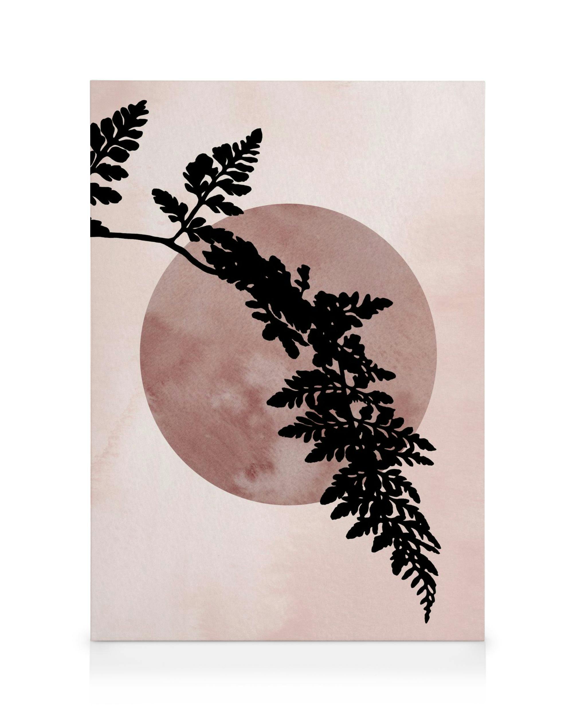 Canvas Prints Fern Silhousette Canvas print (50x70 cm)
