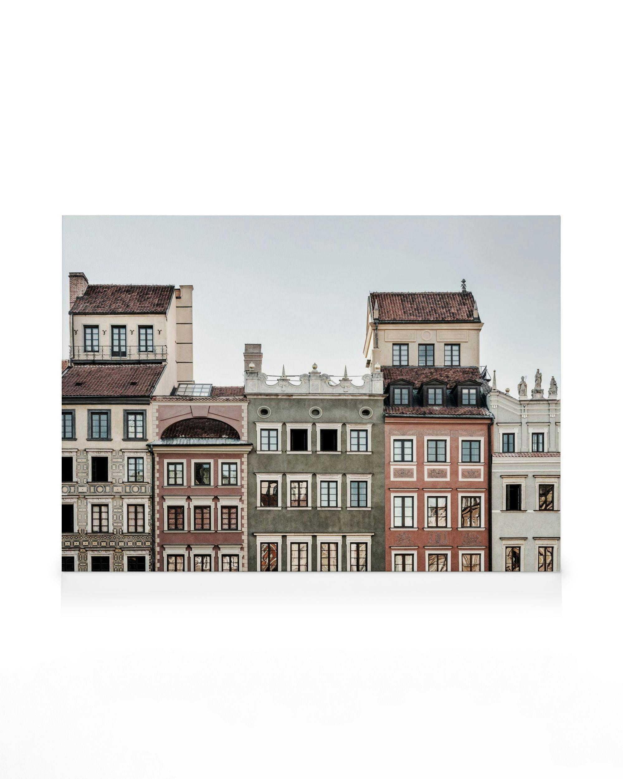 Old Town Facade Canvas (30x40 cm)