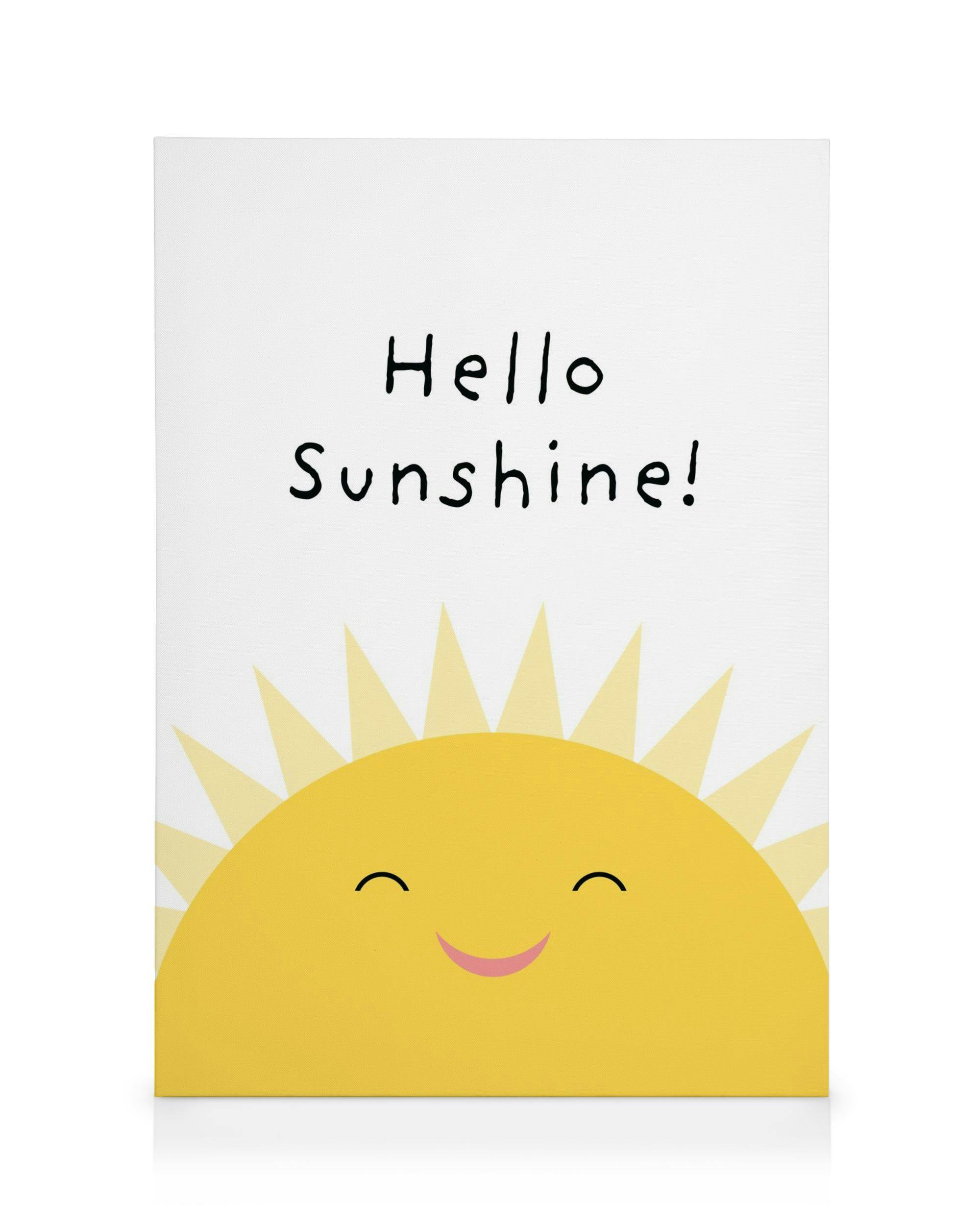 Canvas Prints Hello Sunshine Canvas print (30x40 cm)