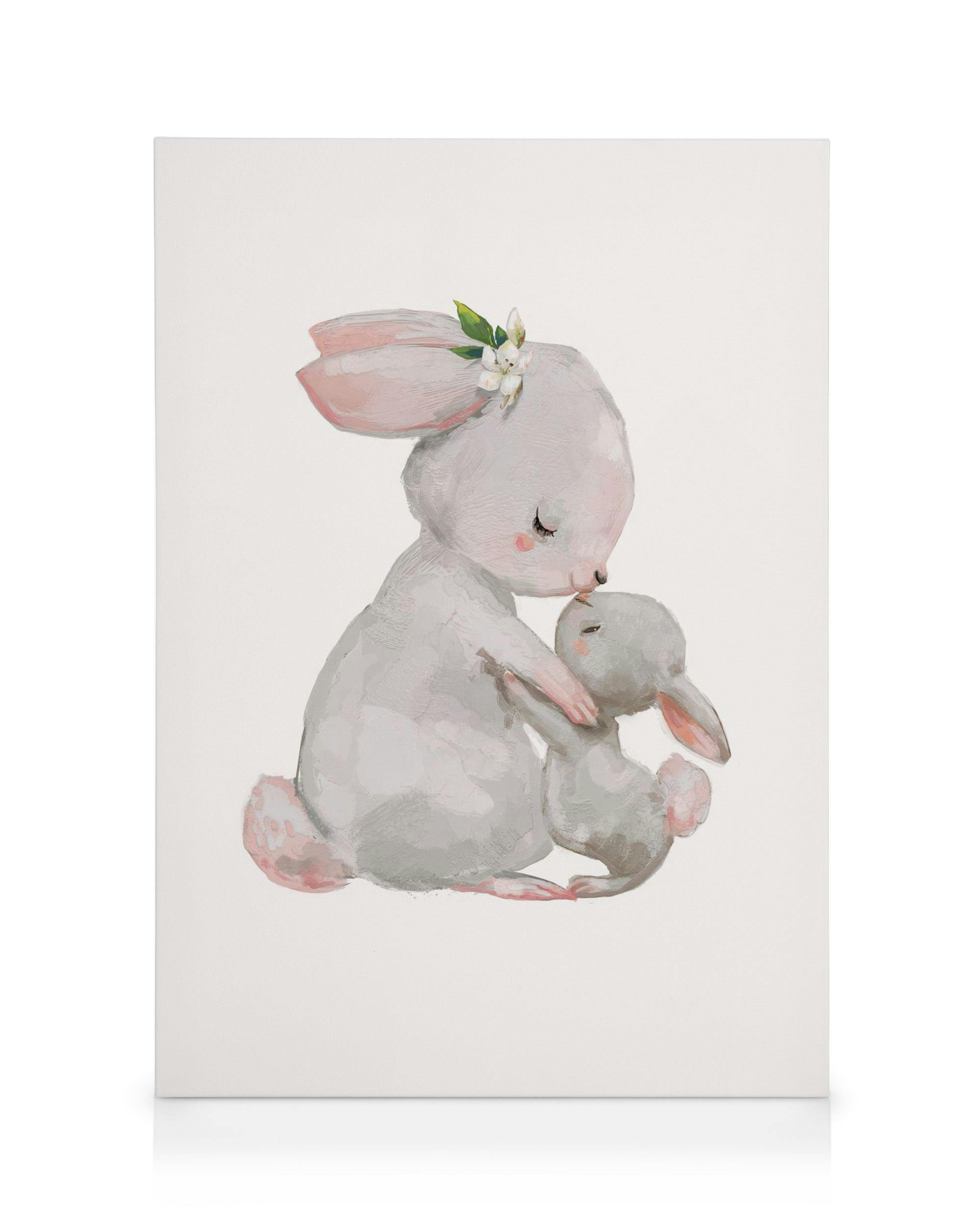 Good Morning Little One Lienzo (30x40 cm - Marco de roble)