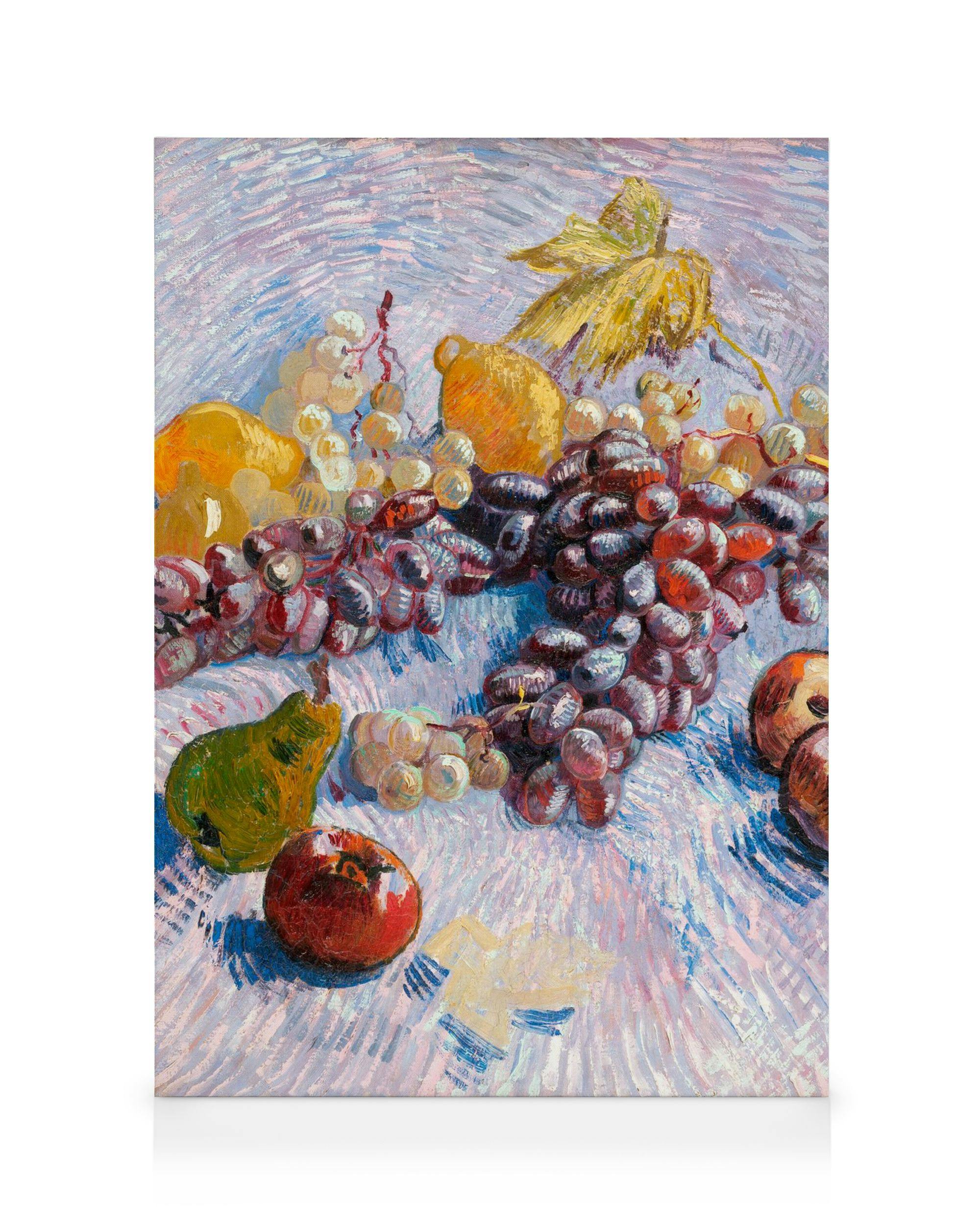 Canvas Prints Van Gogh - Grapes, Lemons, Pears, and Apples Canvas print (50x70 cm)