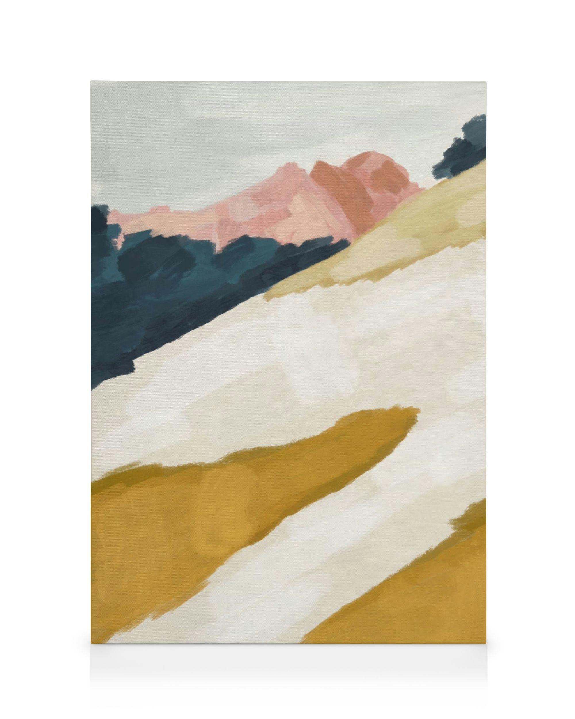 Canvas Prints Les Collines No2 Canvas print (30x40 cm - Black Frame)