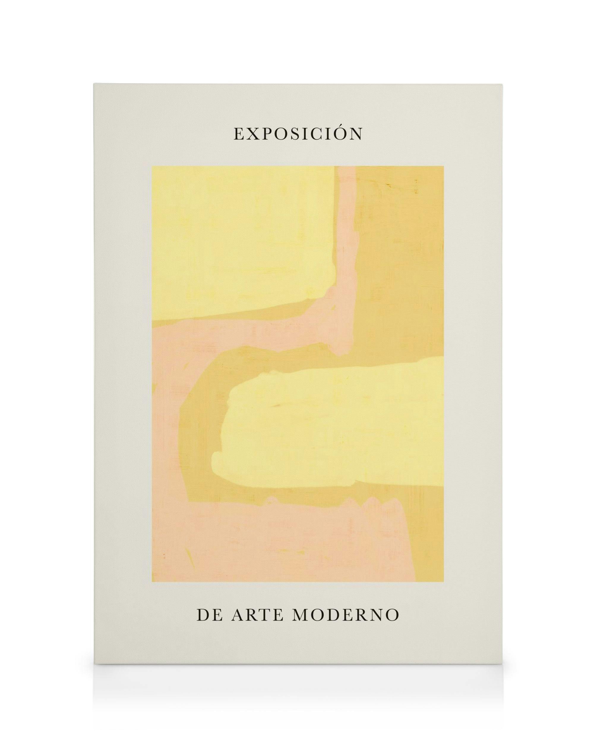 Exposición No3 tableau sur toile (50x70 cm) - Art abstrait par Desenio