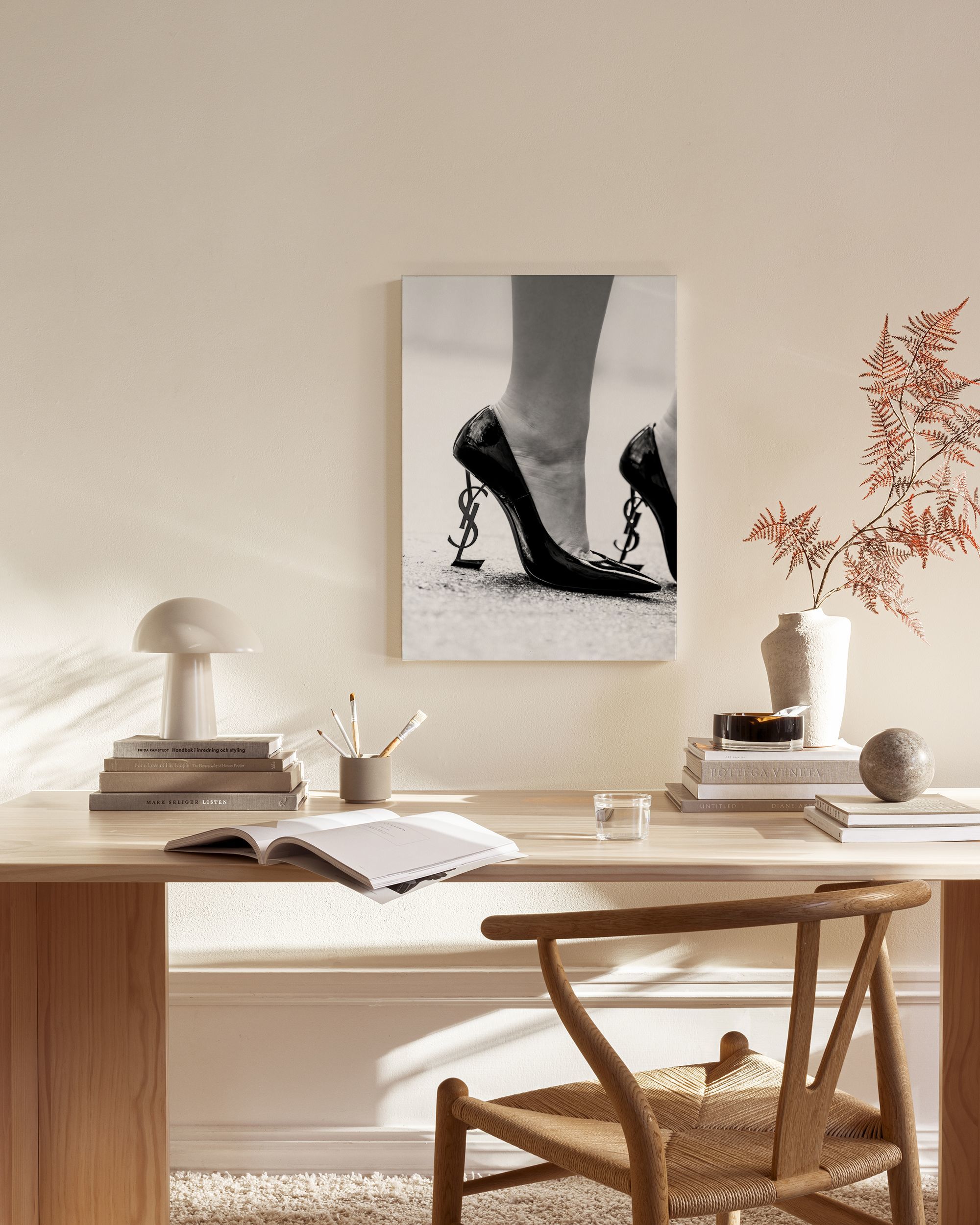 YSL Heels Canvas Print - Fashion Art Canvas | Desenio CA