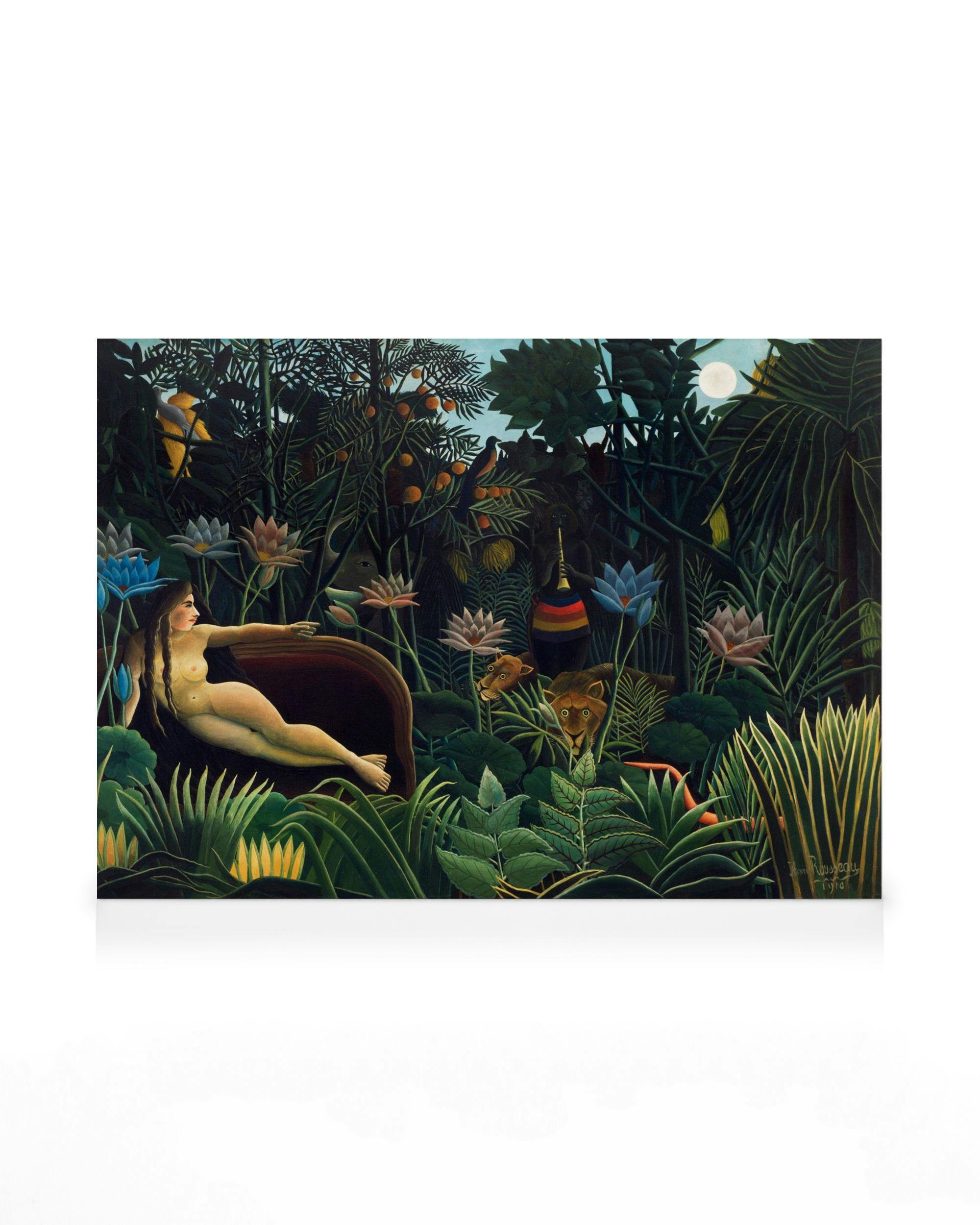 Canvas Prints Rousseau - The Dream Canvas print (30x40 cm - Black Frame)