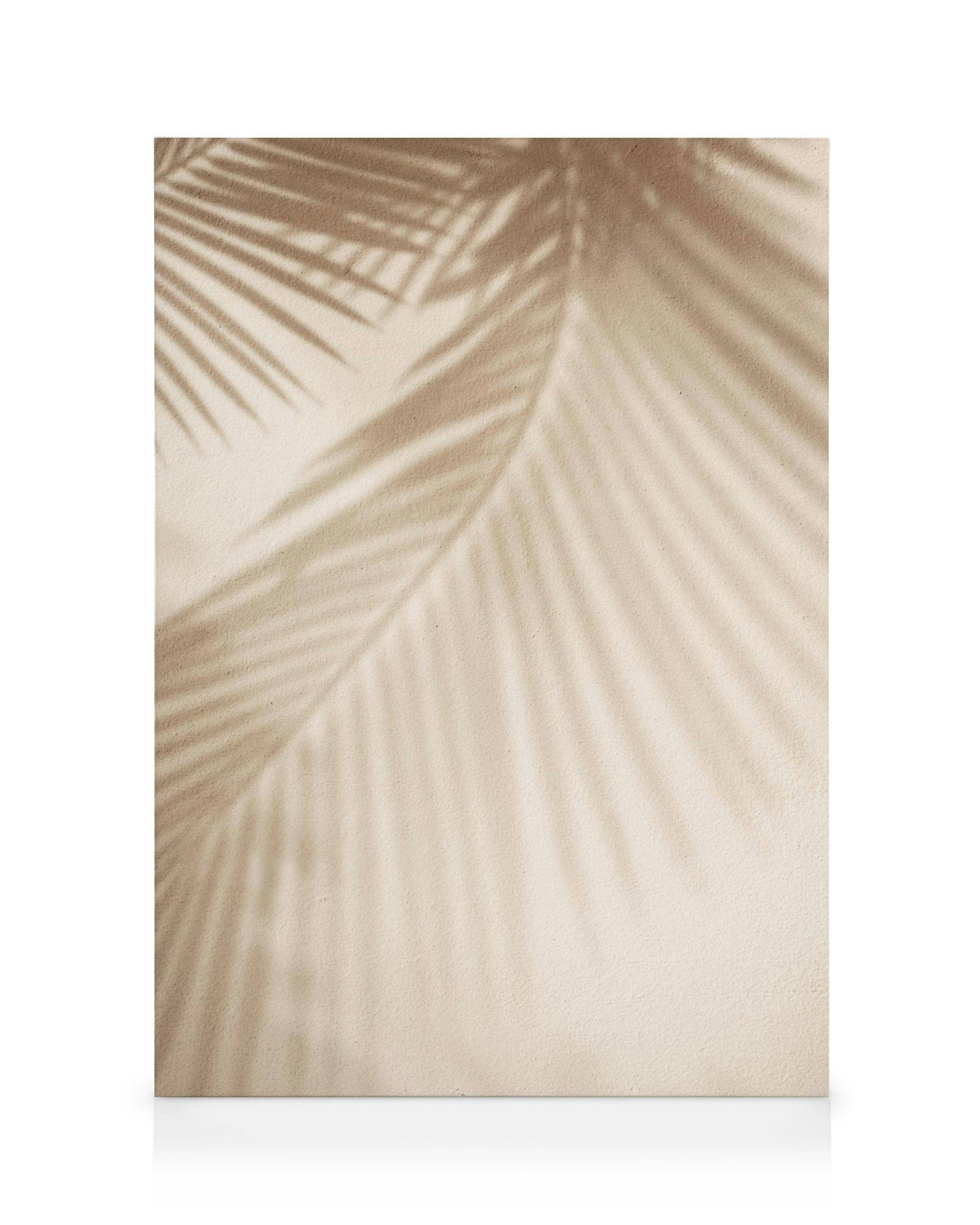 Canvas Prints Leaf Shadow Canvas print (30x40 cm - Black Frame)