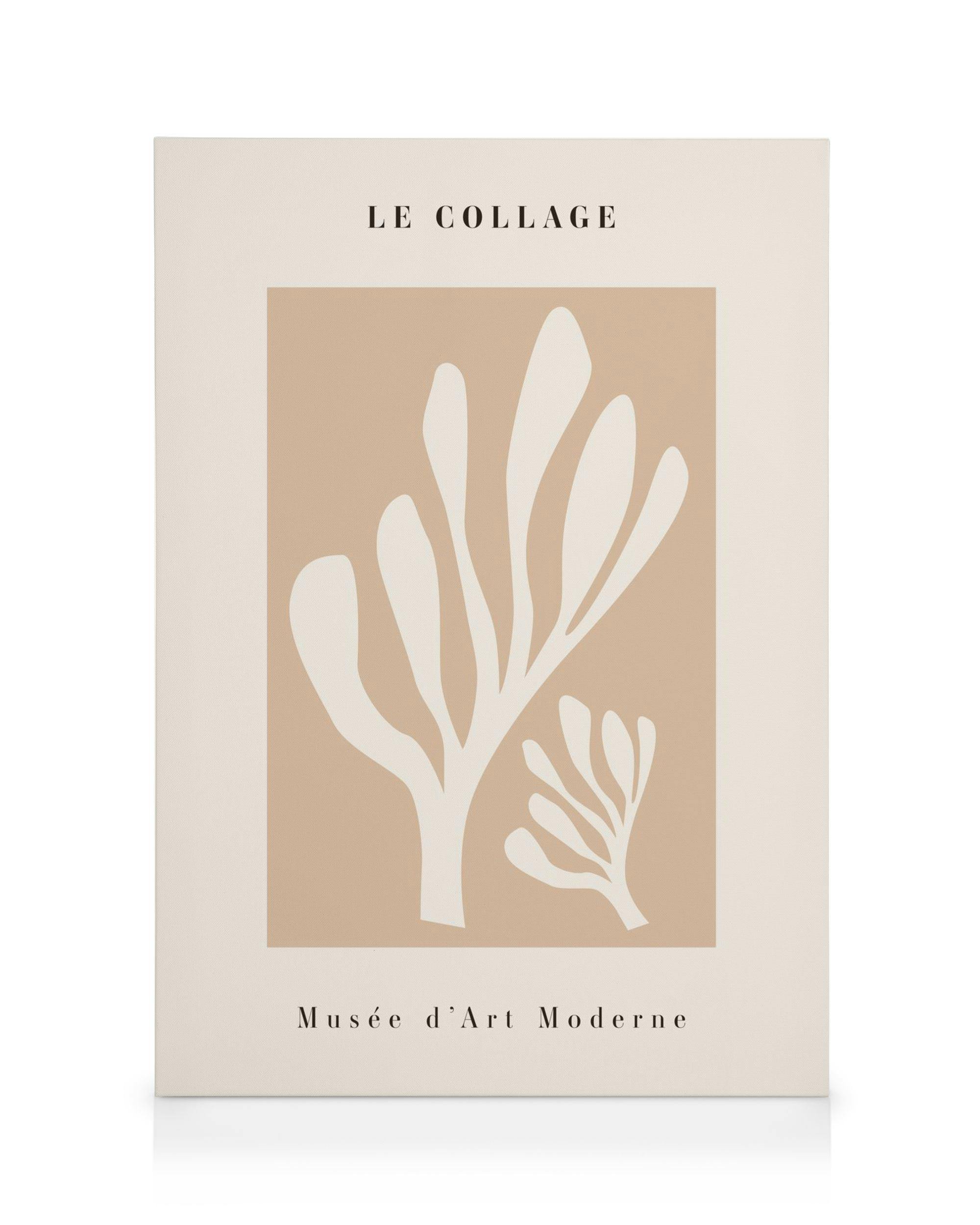 Le Collage No4 Tableau sur toile (30x40 cm) - Art abstrait par Desenio