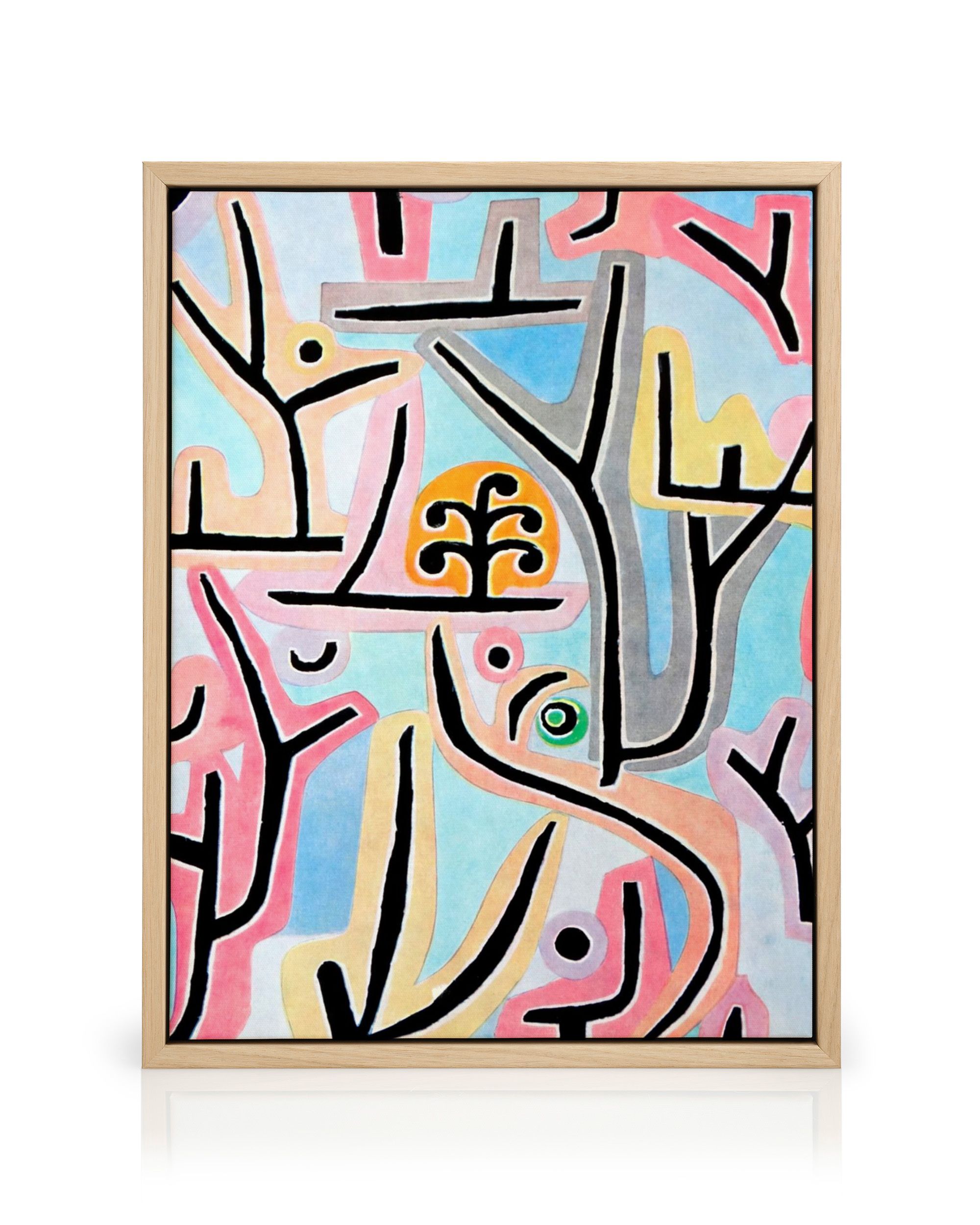 Paul Klee - Park Near Lucerne Abstract Canvas | Desenio CA