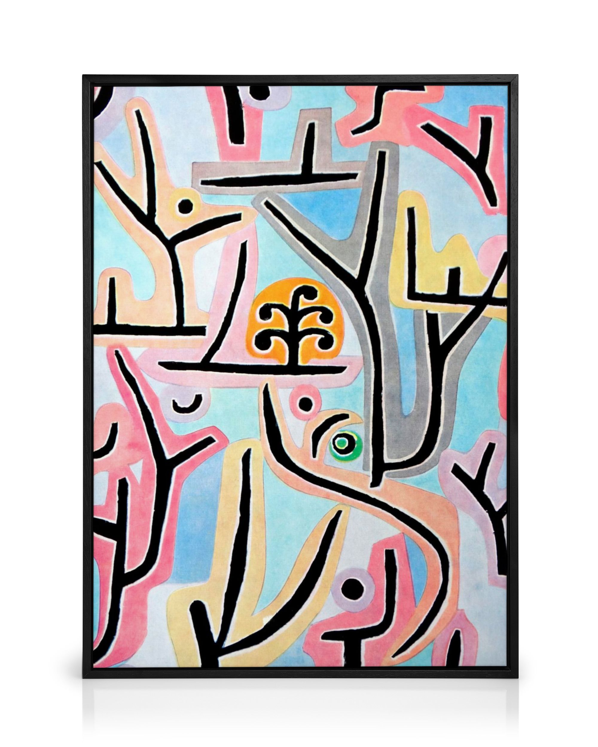 Paul Klee - Park Near Lucerne Canvas Print | Abstract Wall Art Print