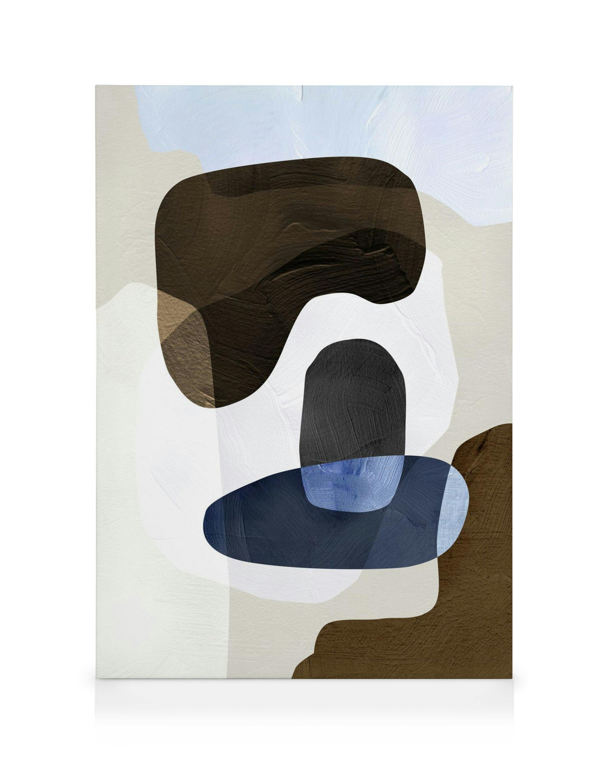 Abstract Graphic No2 Tableau sur toile (30x40 cm) - Art abstrait par Desenio