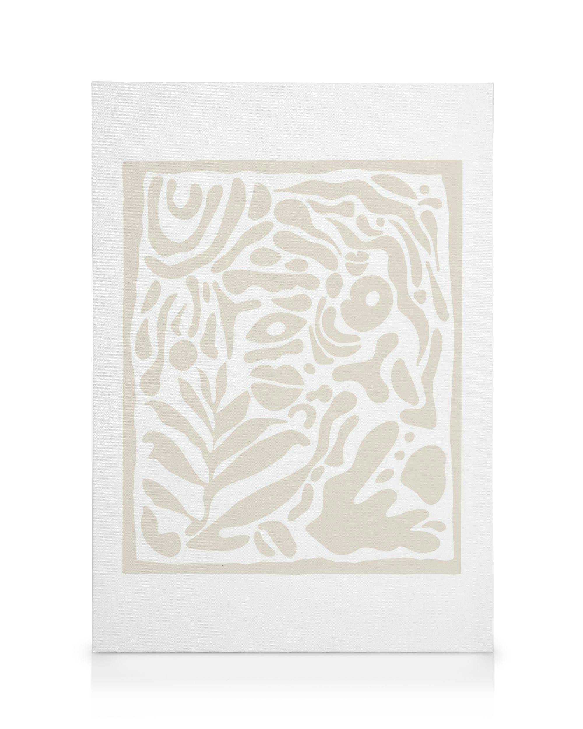 Canvas Prints Esthétique de L'art Canvas print (50x70 cm - Oak Frame)