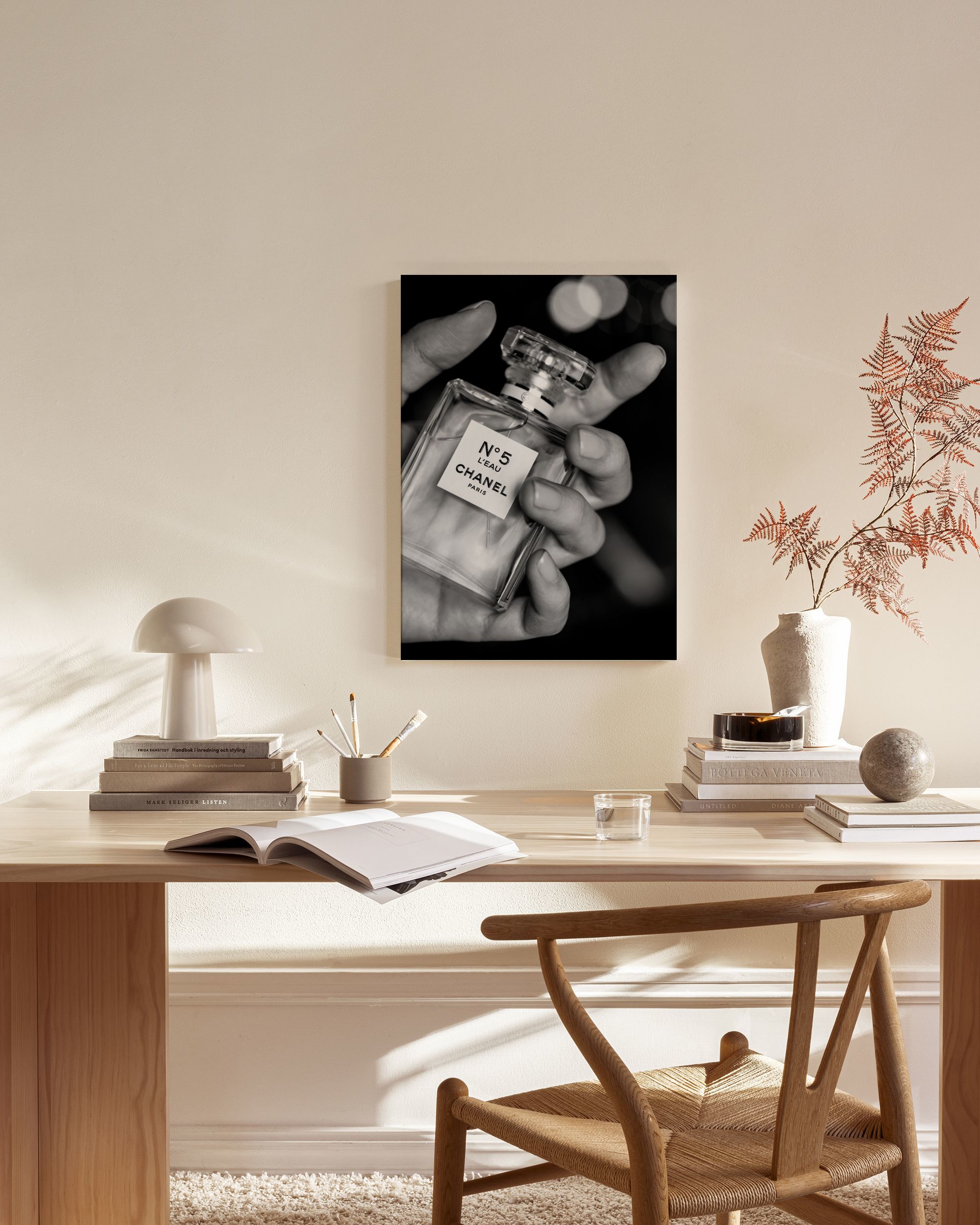 Carry Chanel No5 Canvas Print – Fashion Wall Art | Desenio