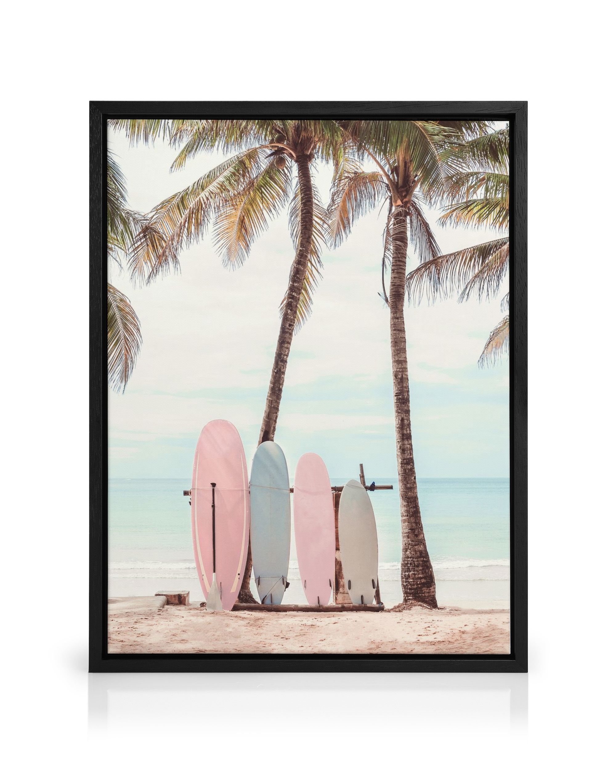 Surfboards Beach Canvas Print – Coastal Wall Art Poster | Desenio