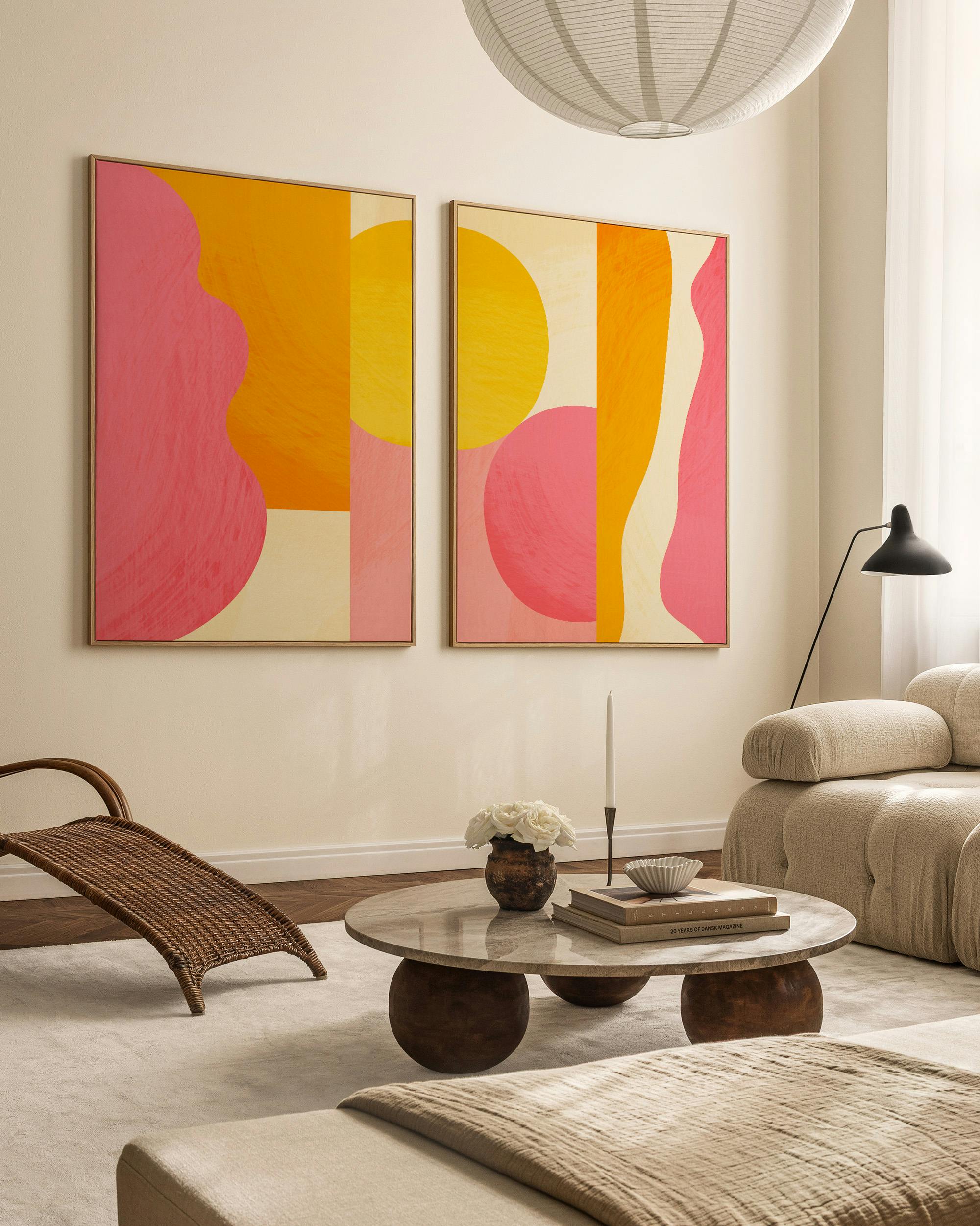 Sunkissed Sady Plagátov (70x100 cm - Čierny rám)