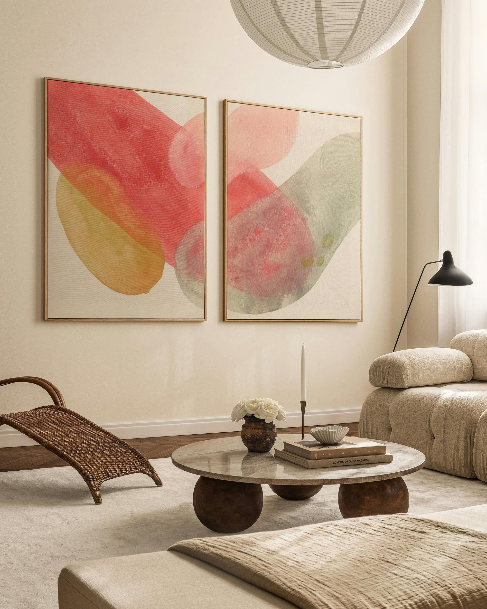 Flowy Forms Posterpaket (50x70 cm - Ekram)