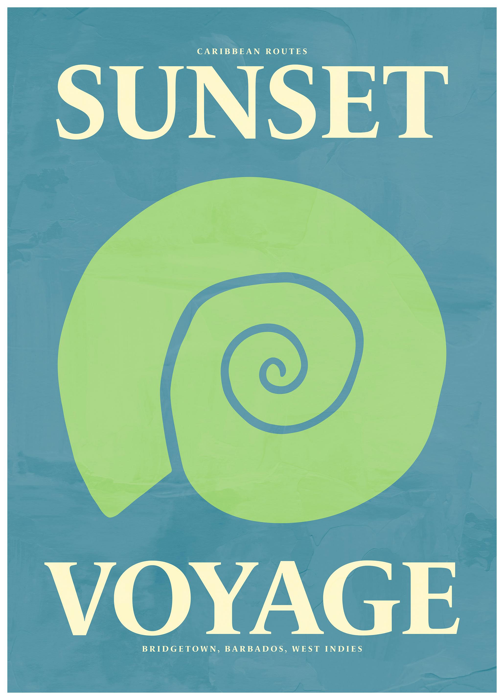 Sunset Voyage Plakat (50x70 cm)- Grafiki