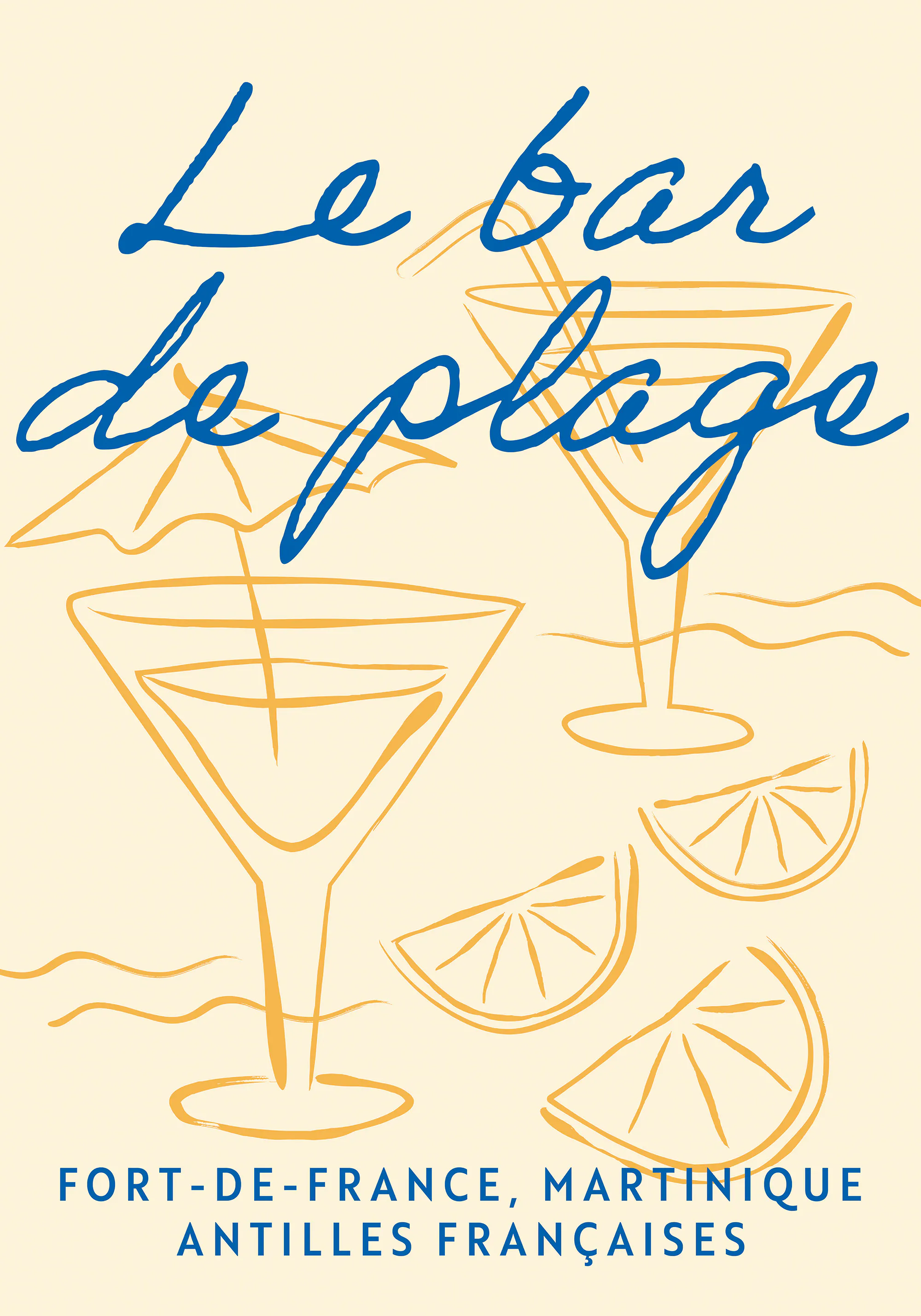 Le Bar de Plage Poster 0