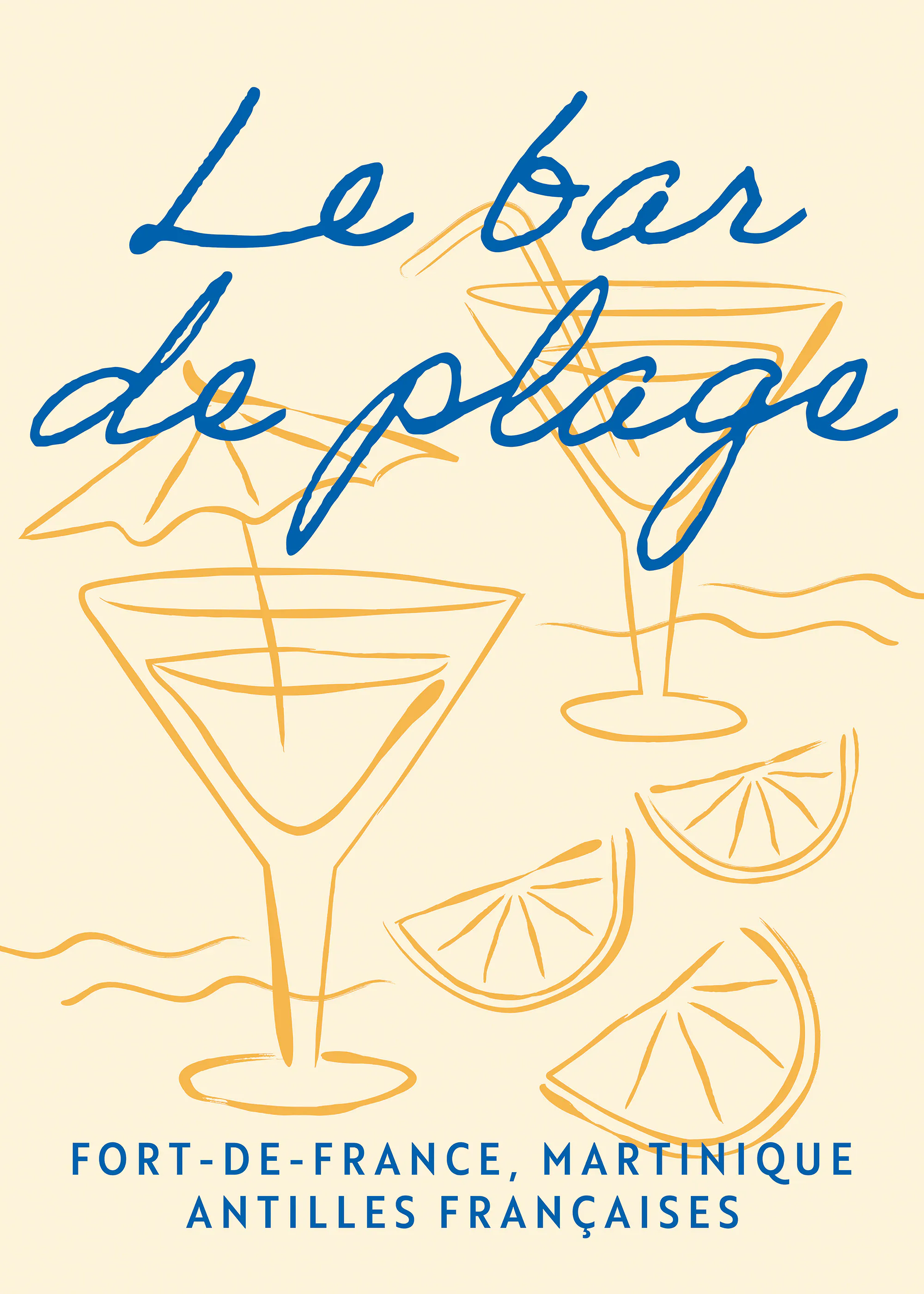 Le Bar de Plage Print 0