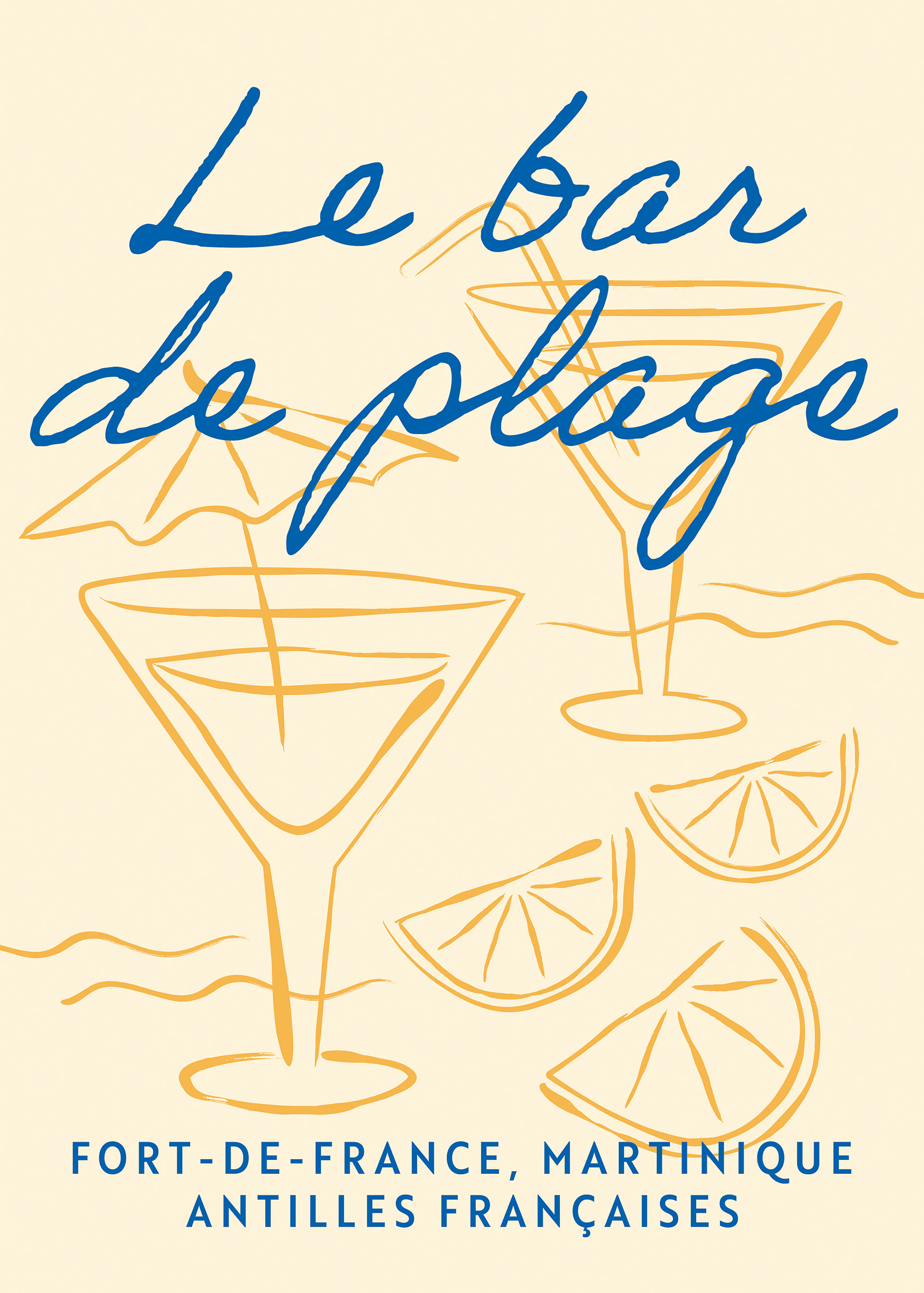 Le Bar de Plage Print 0