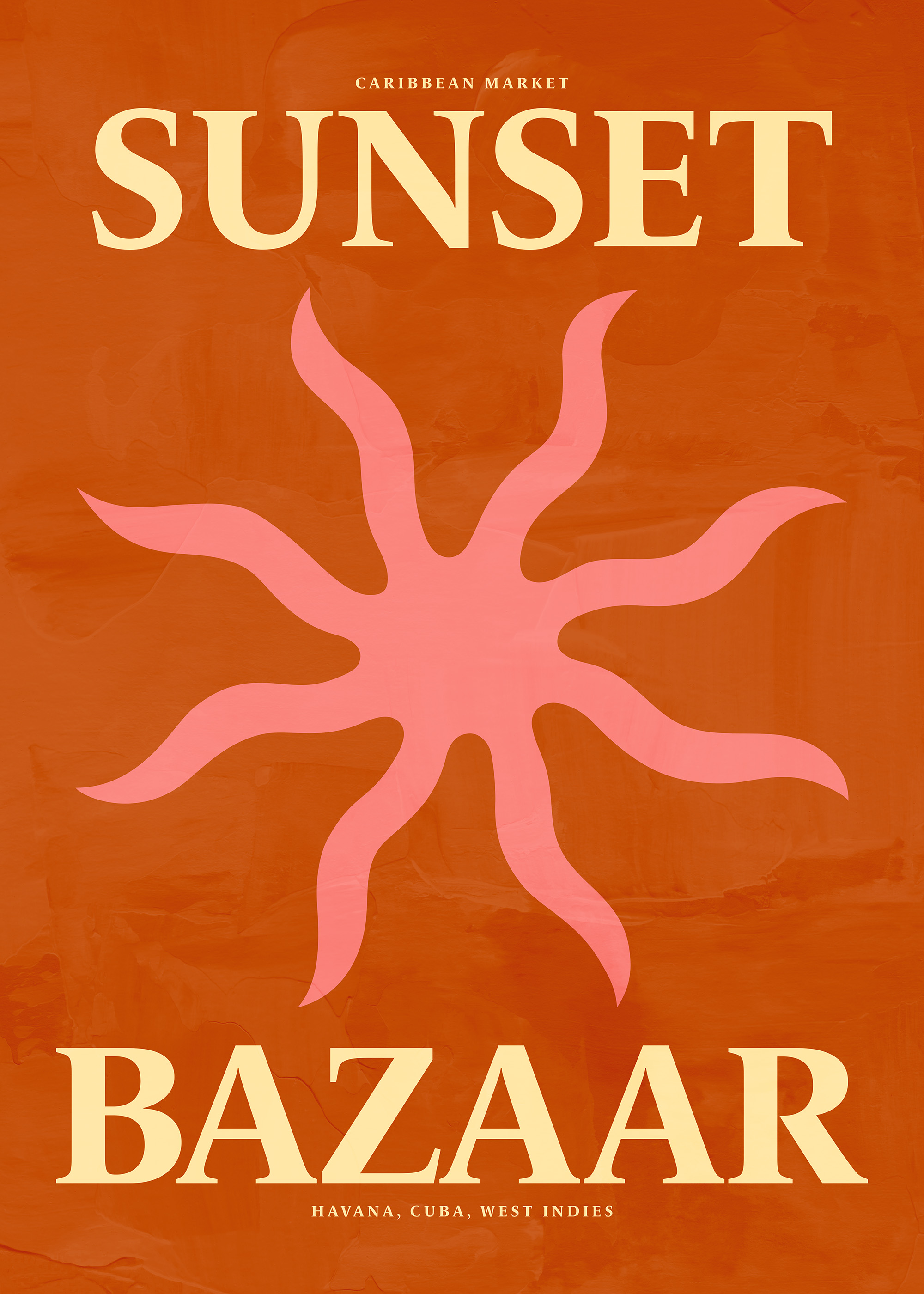 Sunset Bazaar Poster