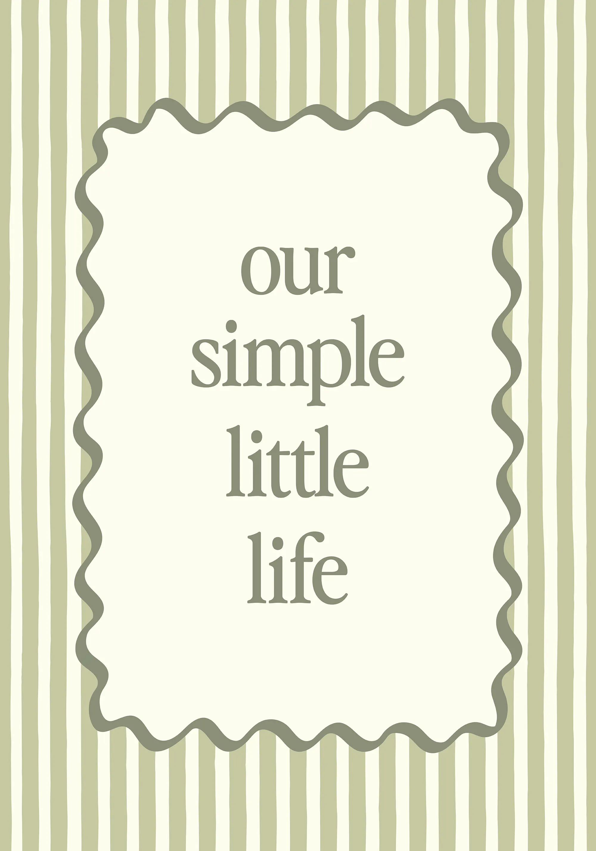 Our Simple Little Life Affiche 0