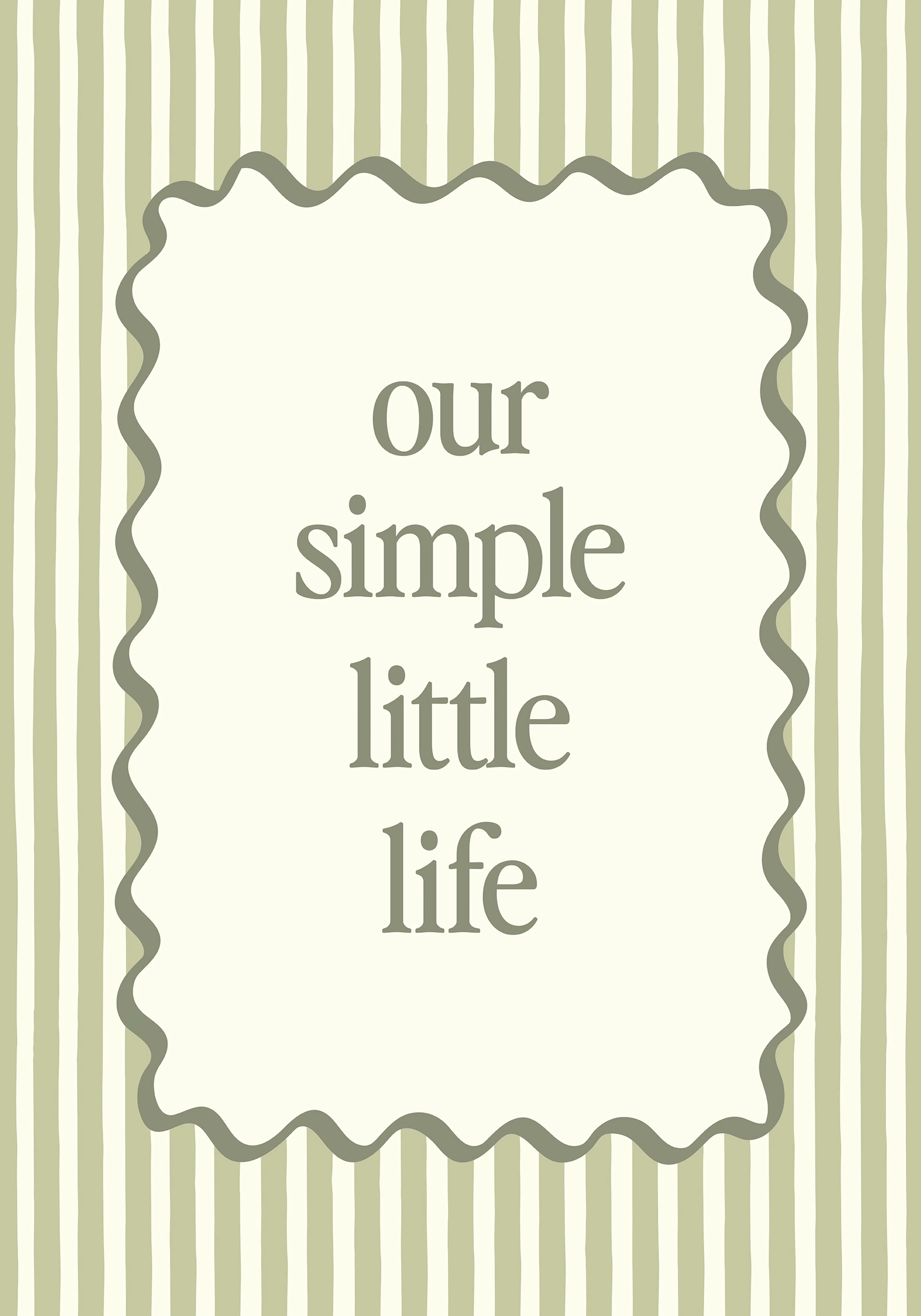 Our Simple Little Life Affiche 0