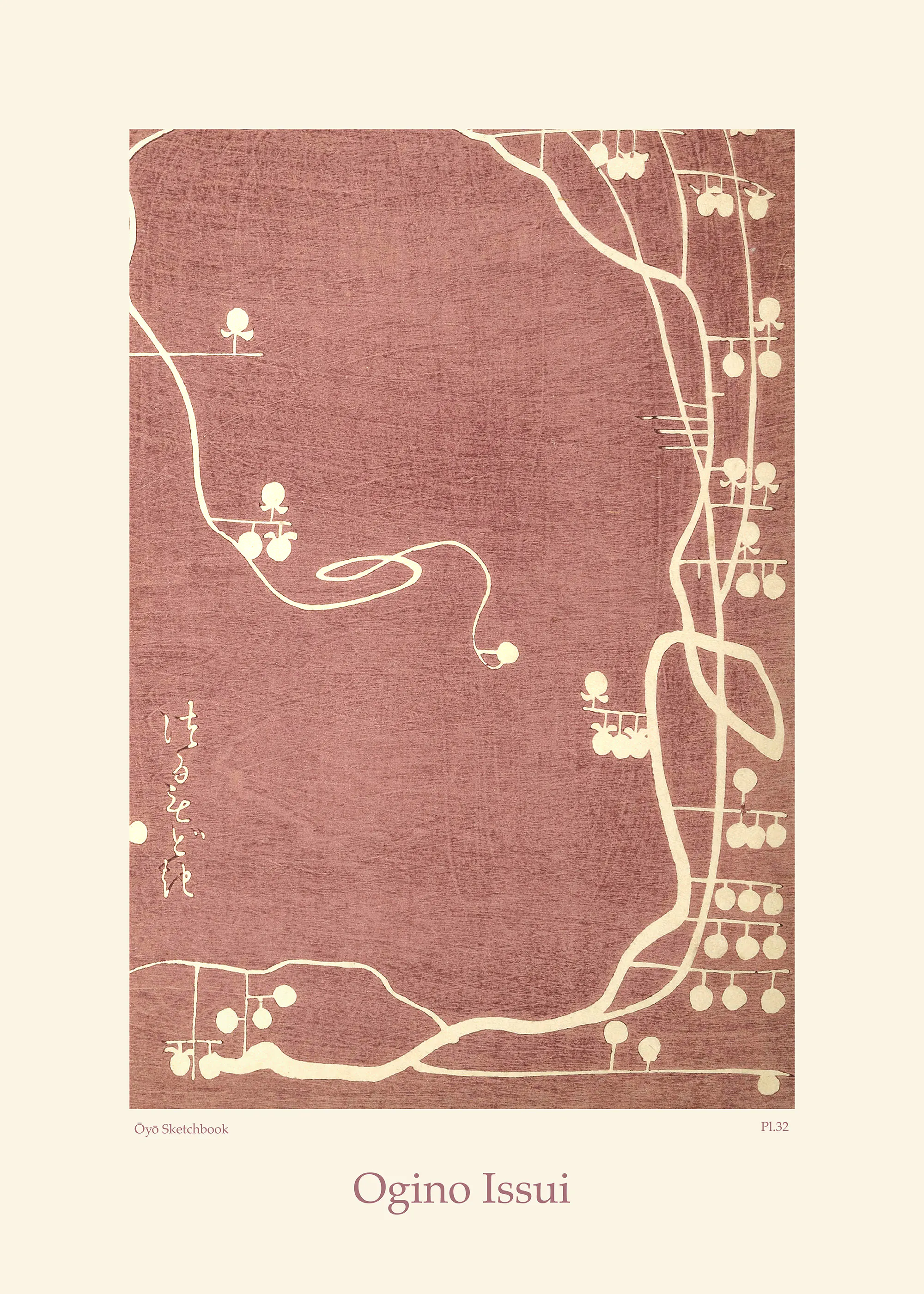 Ogino Issui - Ōyō Manga, Decorative Study Juliste 0