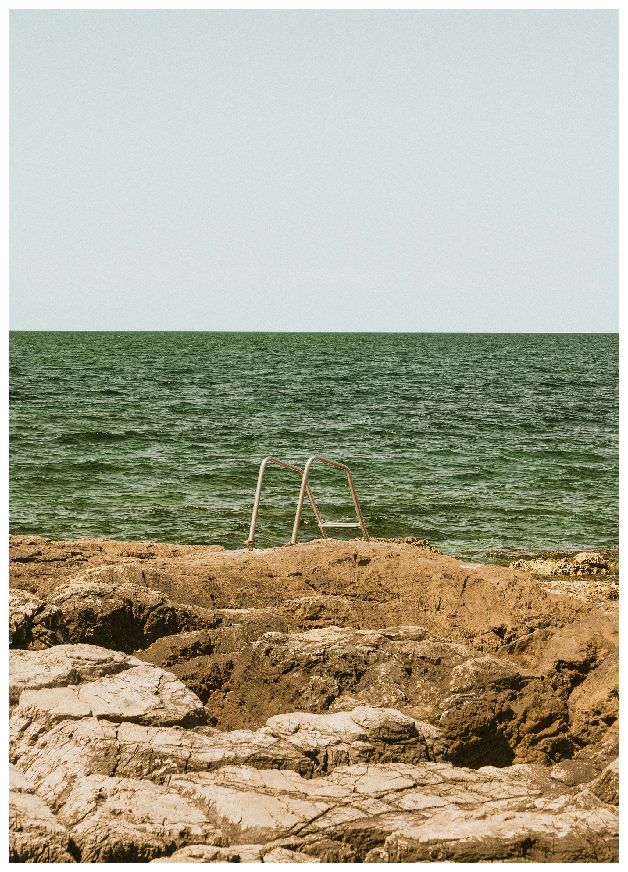 Prints - Swim Access Print (100x150 cm) - Stories from... The Dalmatian Coast