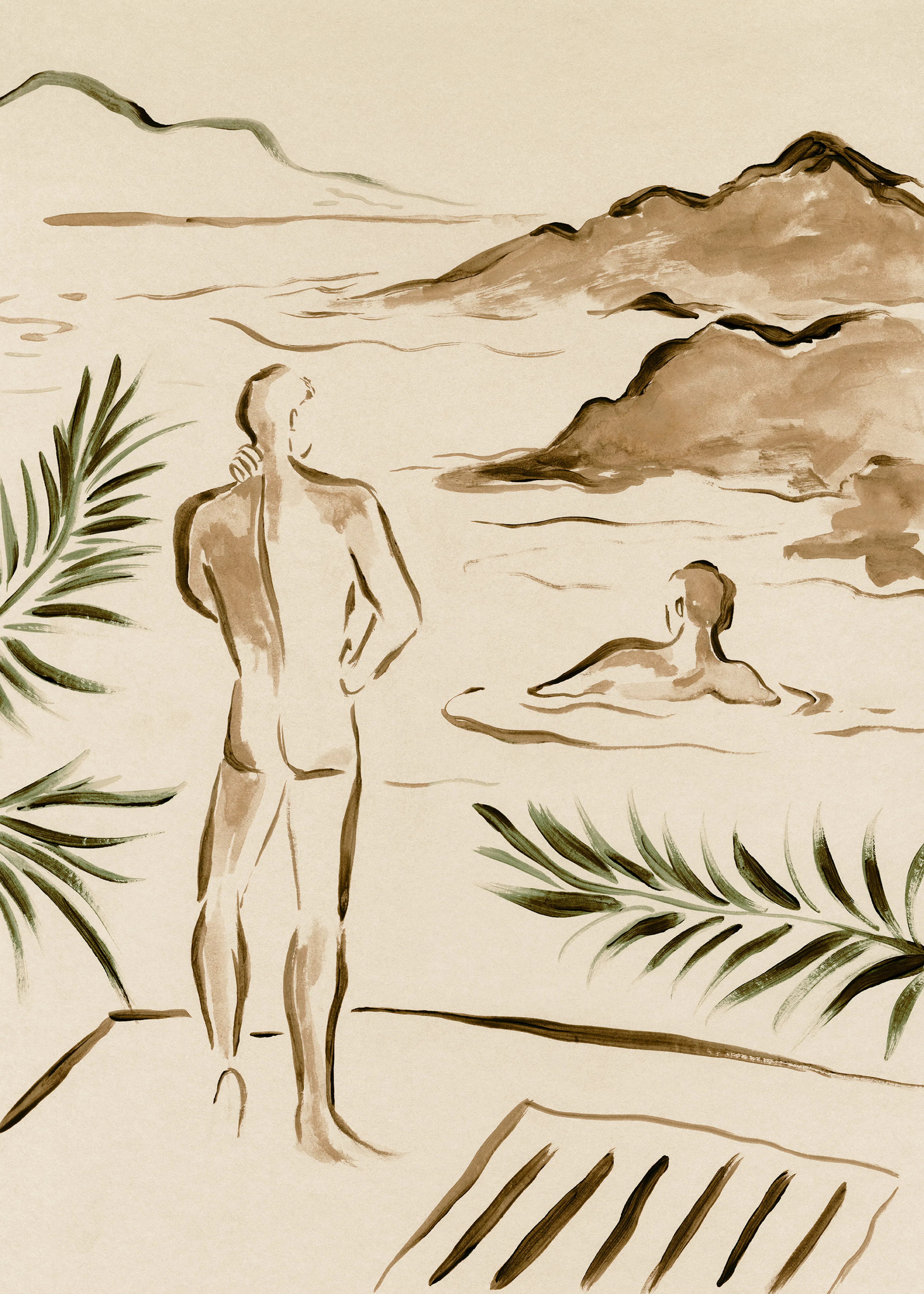 The Swimmers Print 0