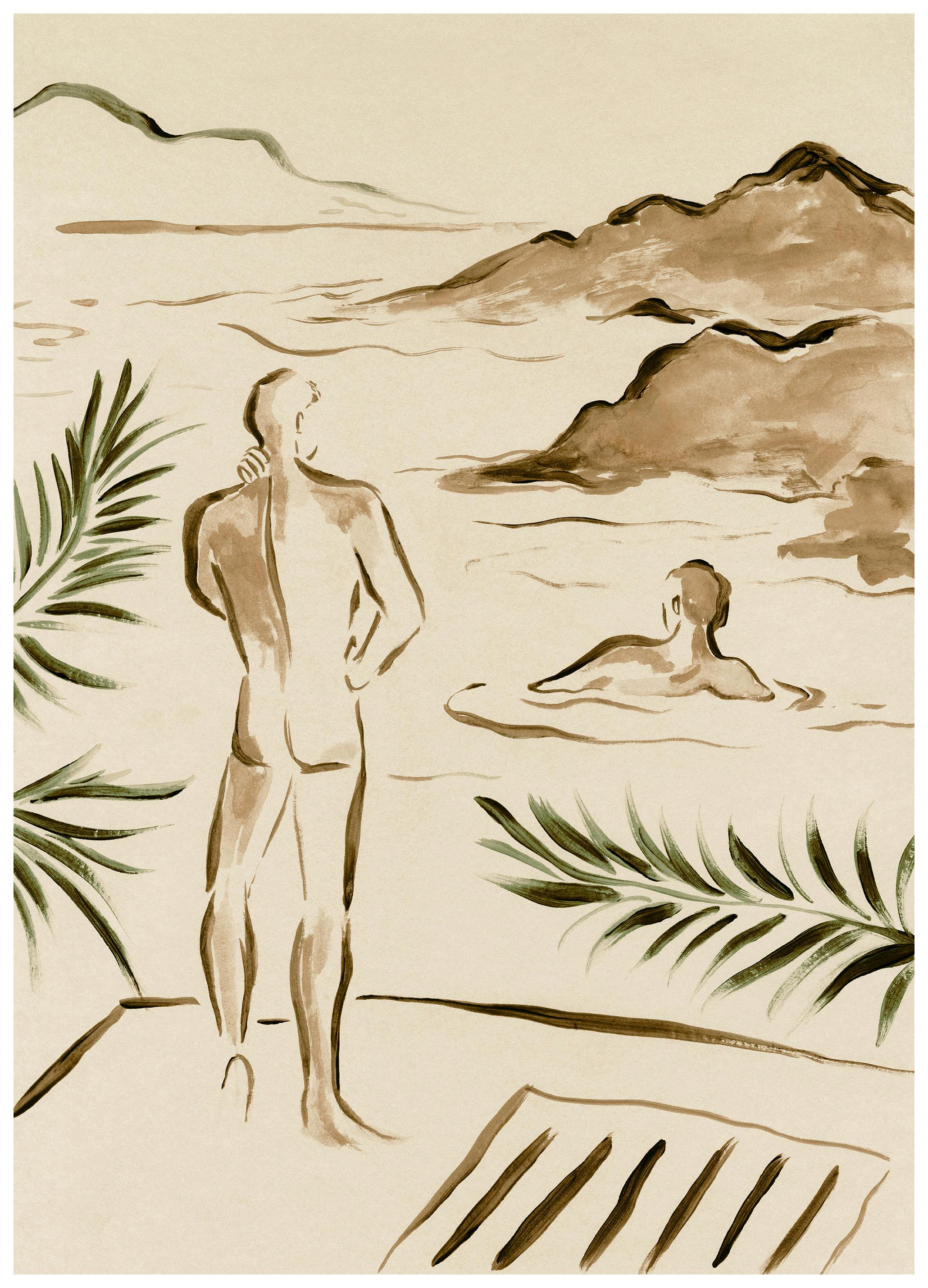 The Swimmers Print (50x70 cm)