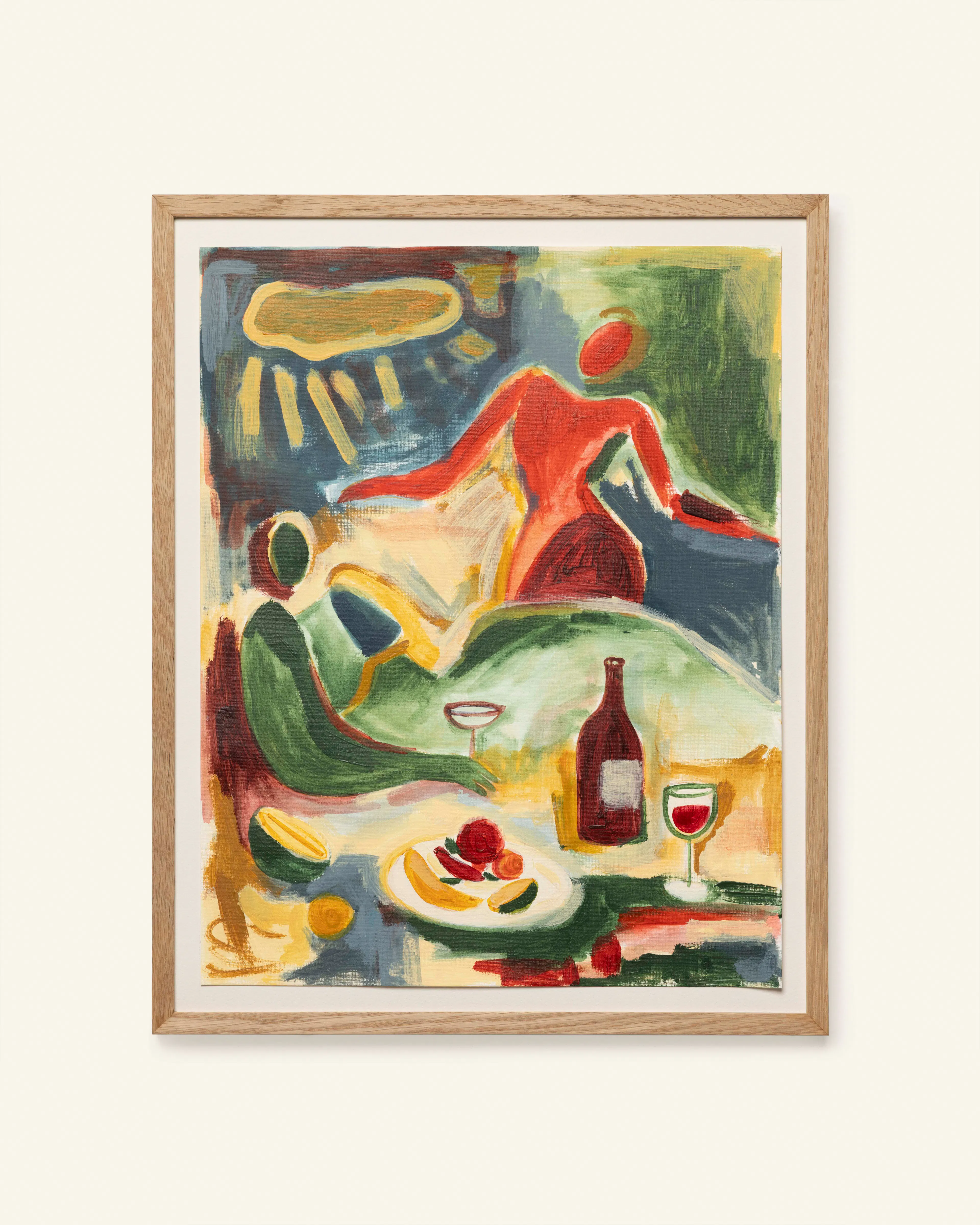 Figures In Color Original Artwork 0