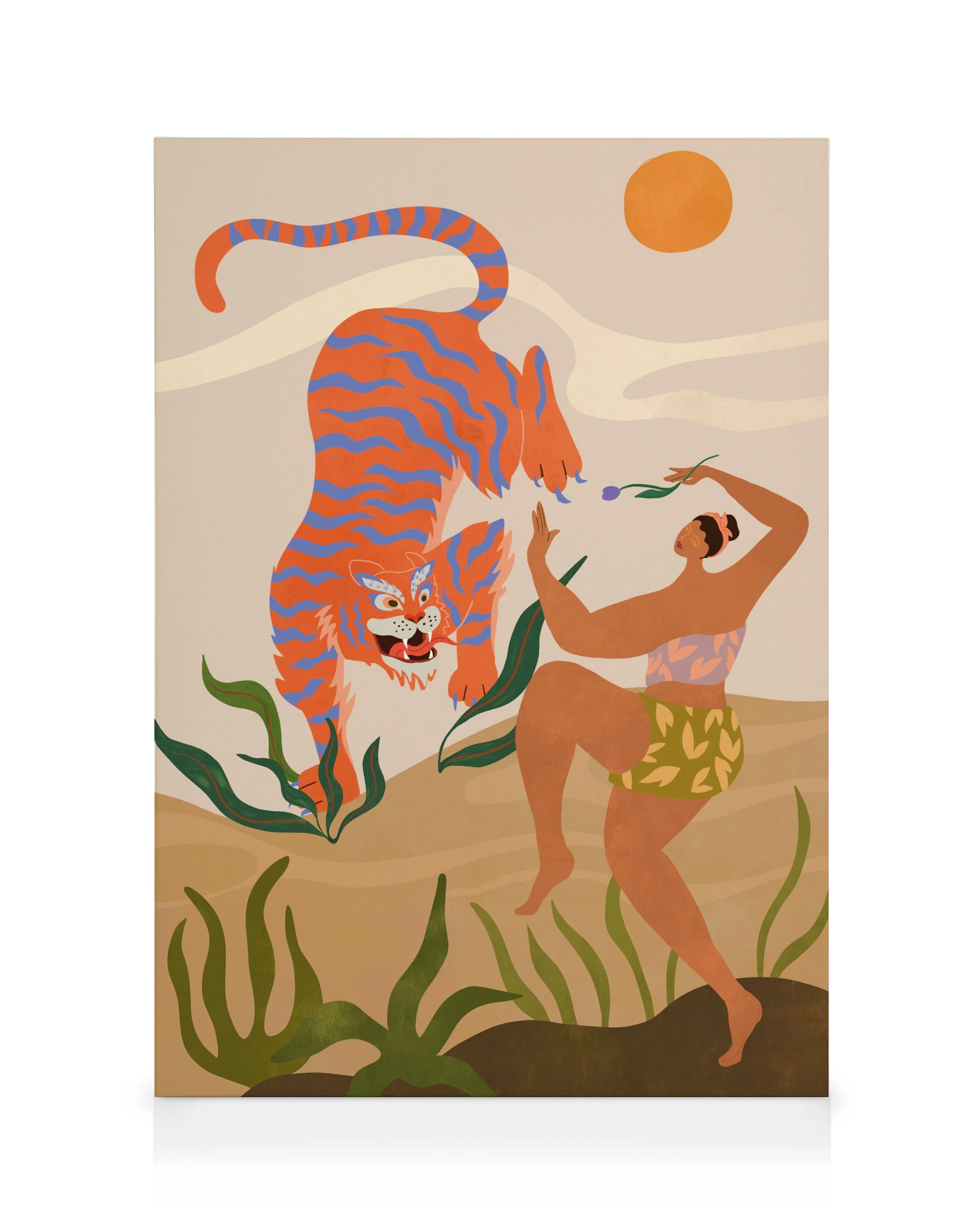 Arty Guava - Lay Hoon - Dance With Tiger Canvas print 0