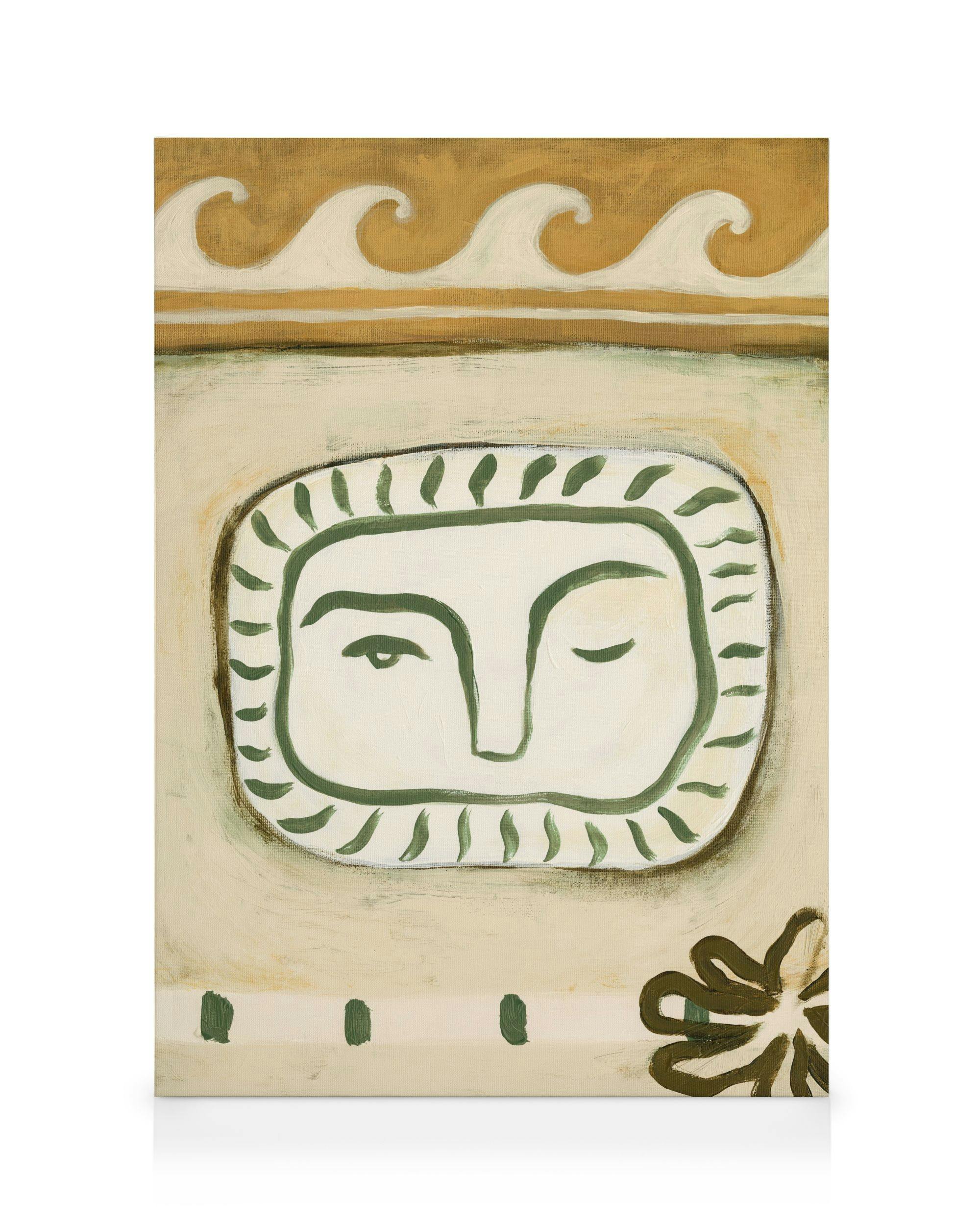 Canvas Prints The Olive Plate Canvas print (100x140 cm)