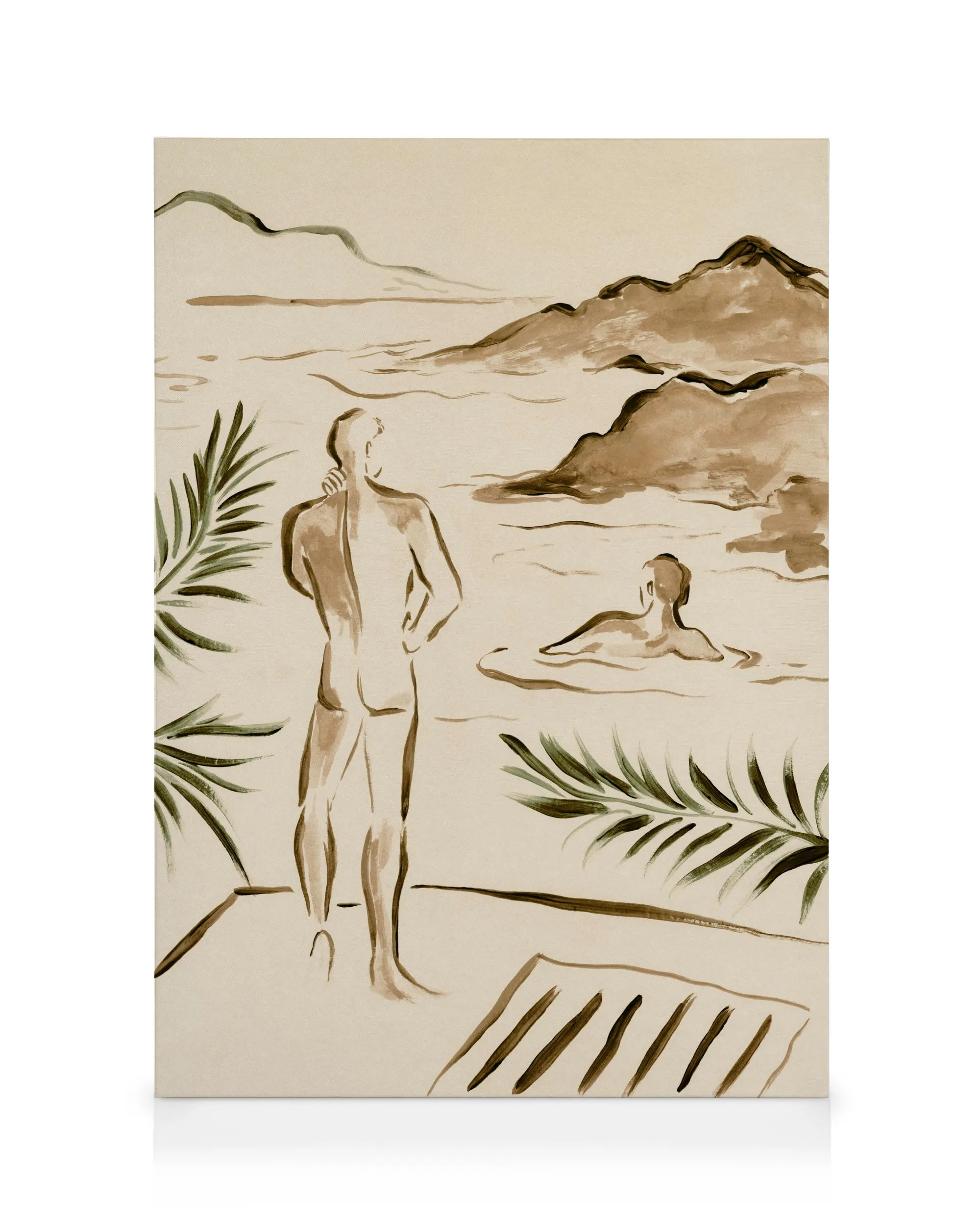 The Swimmers Canvas print 0