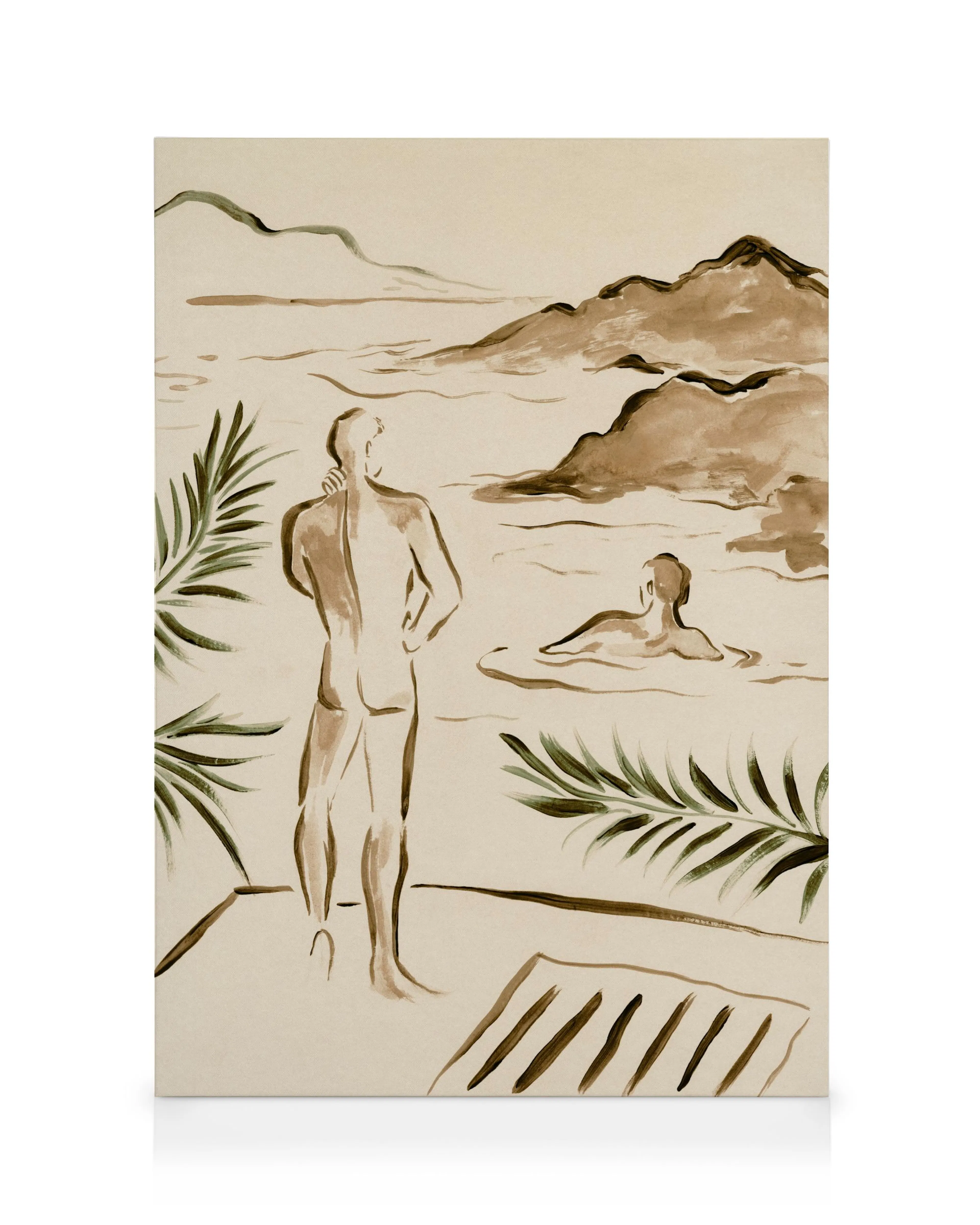 The Swimmers Canvas print 0